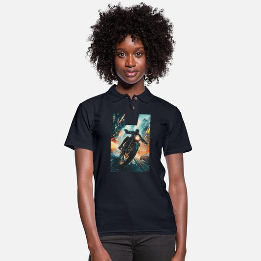 Cyberpunk Motorcycle Chase