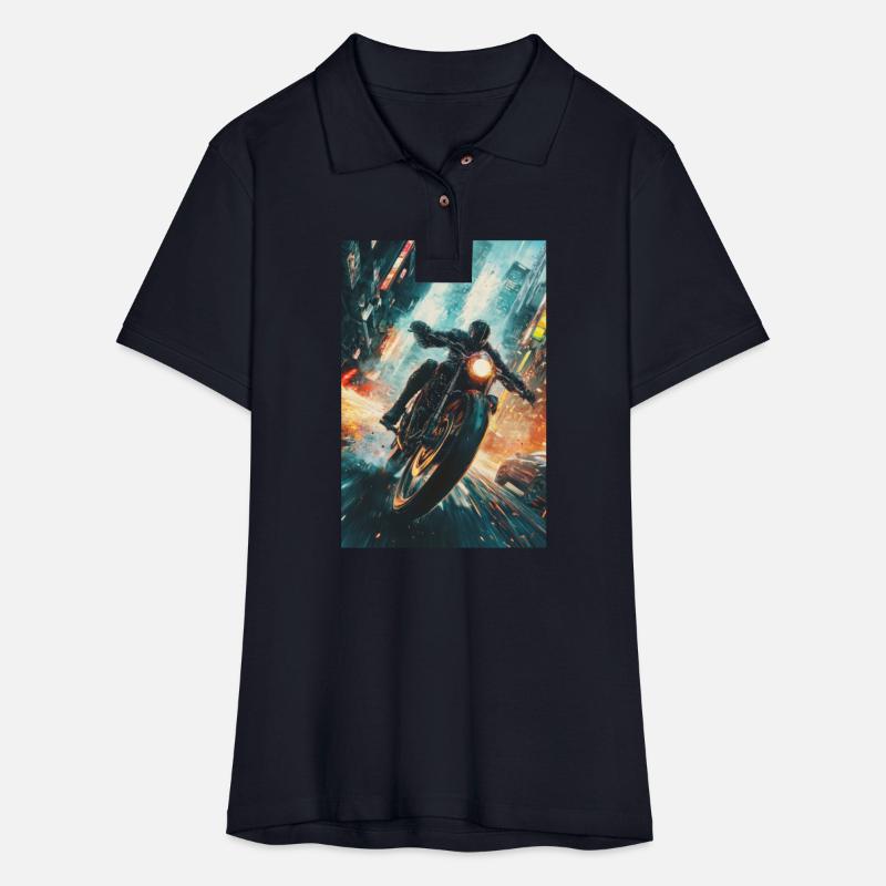 Cyberpunk Motorcycle Chase