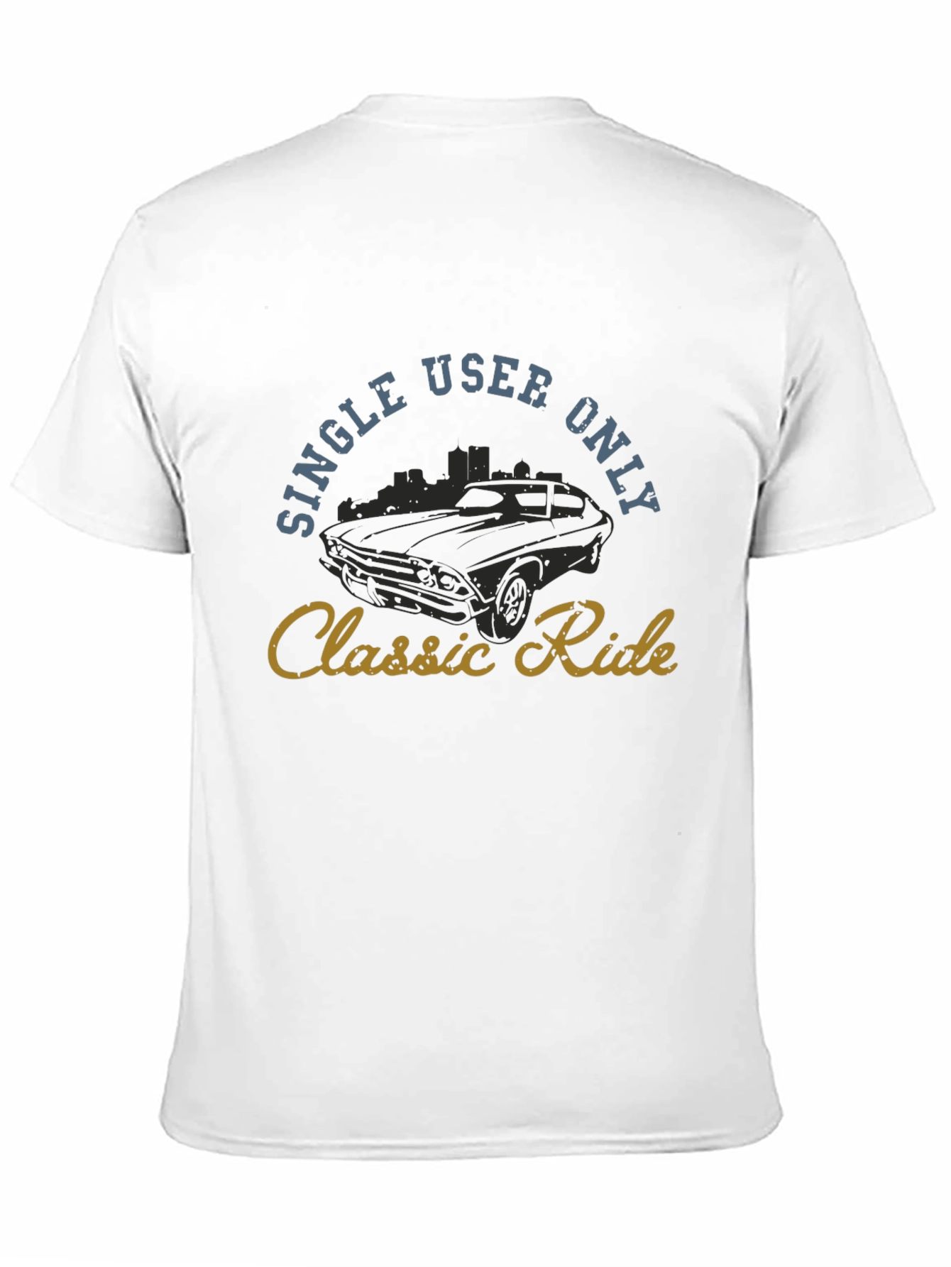 Single User Only Classic Ride Black T-Shirt