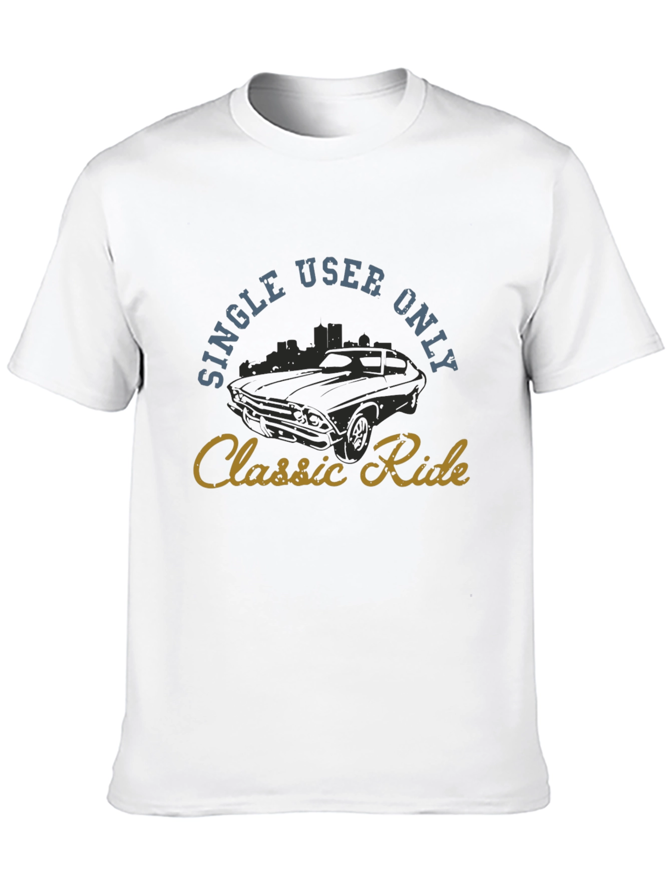 Single User Only Classic Ride Black T-Shirt