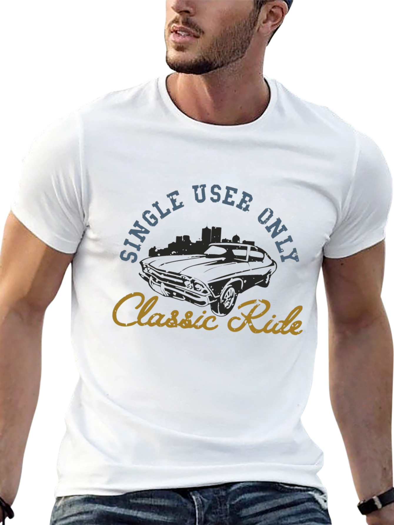 Single User Only Classic Ride Black T-Shirt