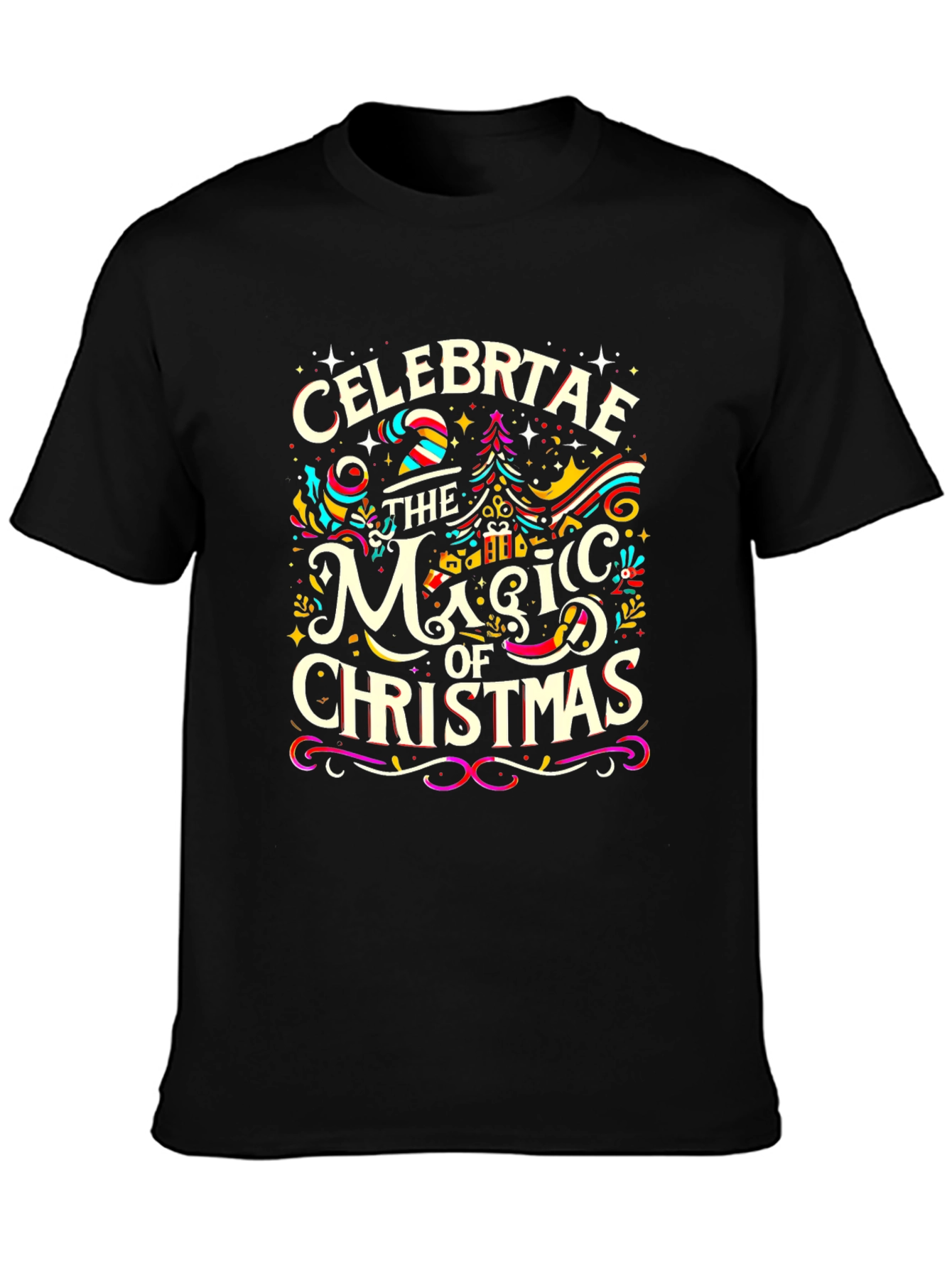 Celebrate the Magic of Christmas Graphic Tee