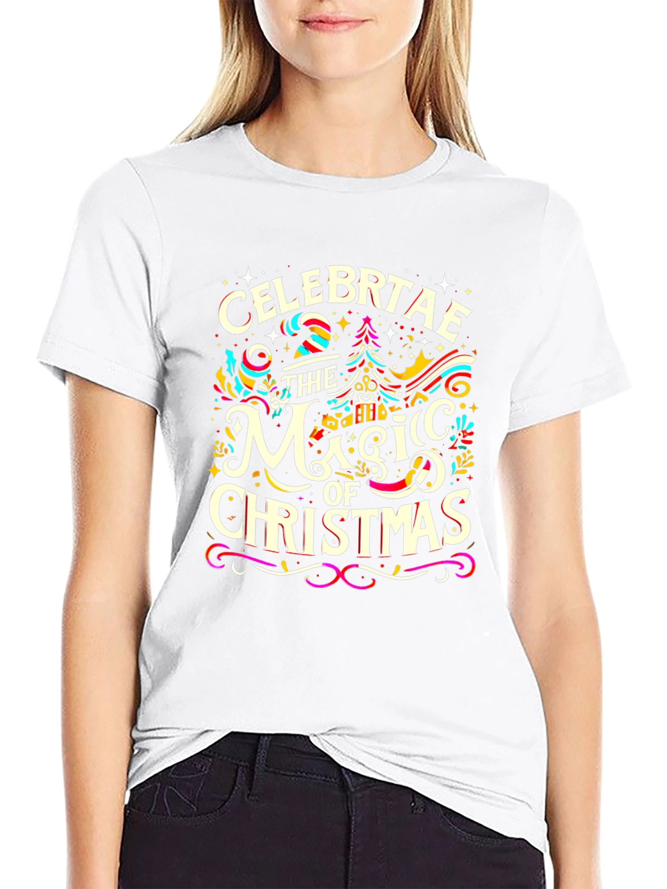 Celebrate the Magic of Christmas Graphic Tee