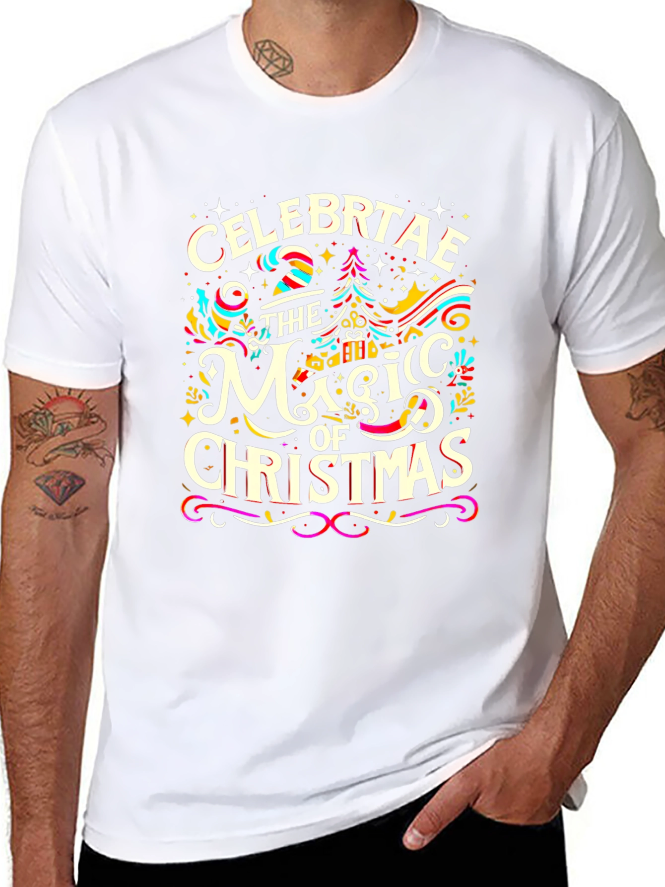 Celebrate the Magic of Christmas Graphic Tee
