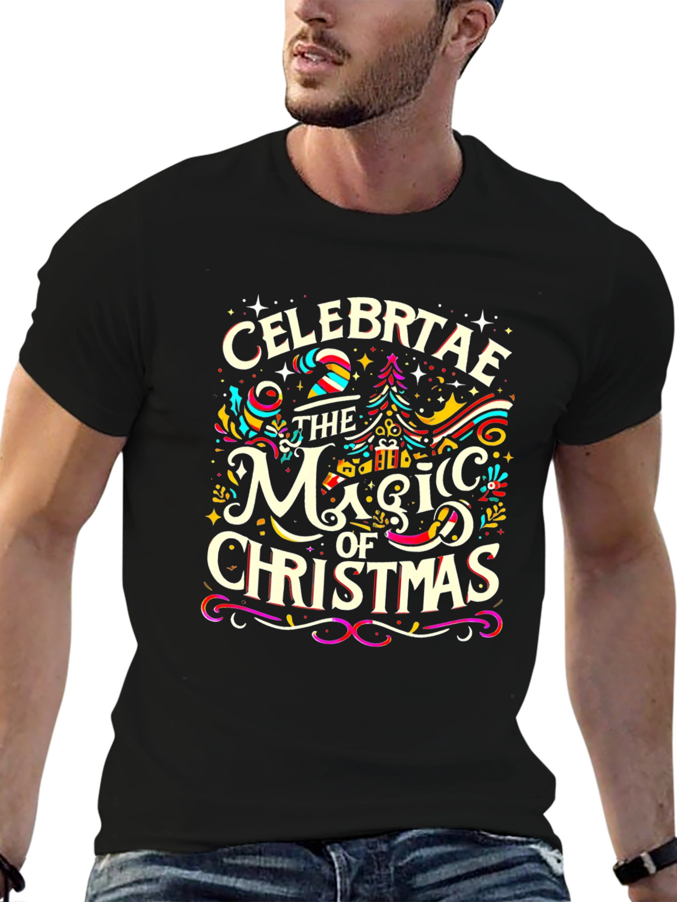 Celebrate the Magic of Christmas Graphic Tee