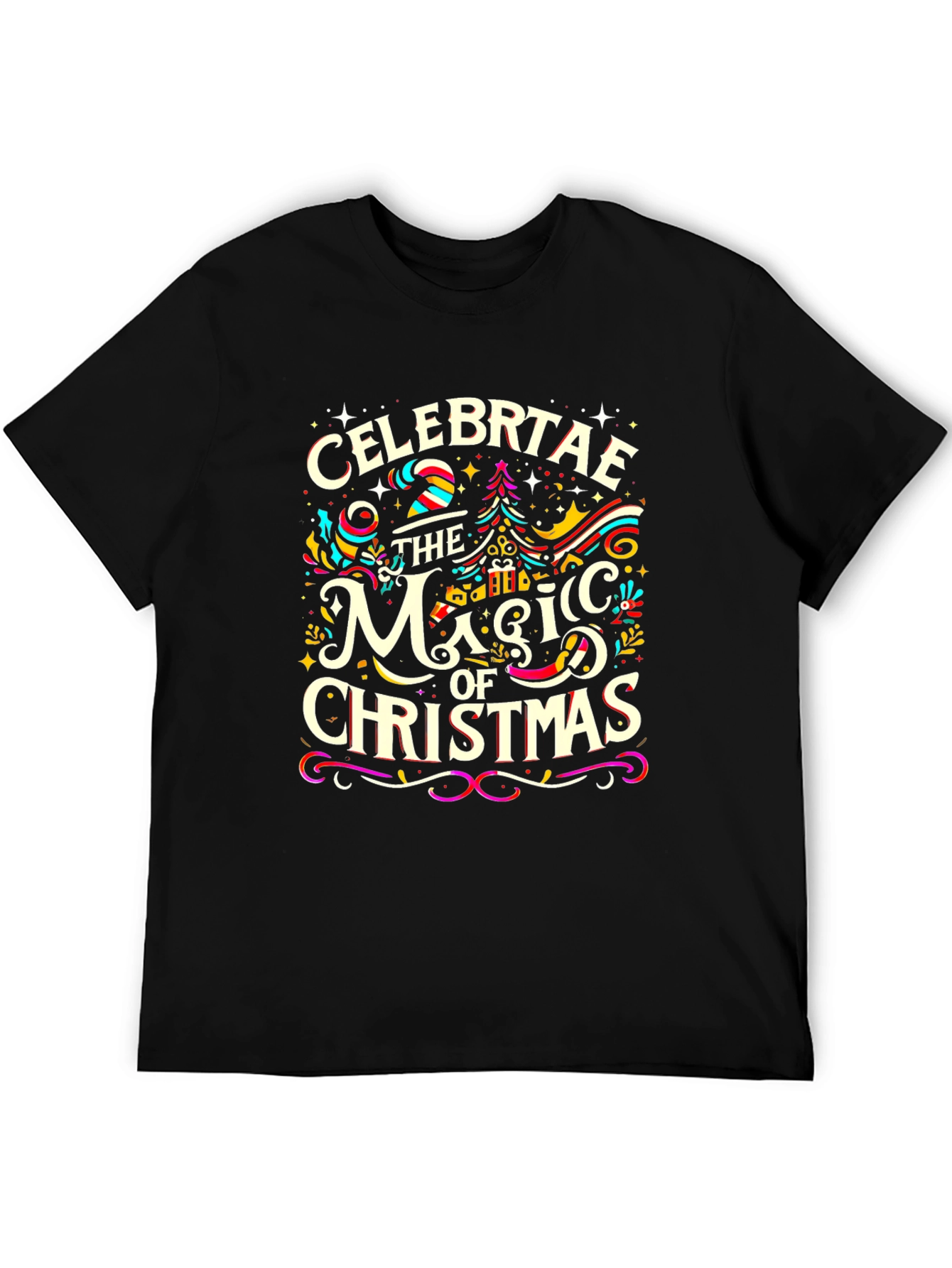 Celebrate the Magic of Christmas Graphic Tee
