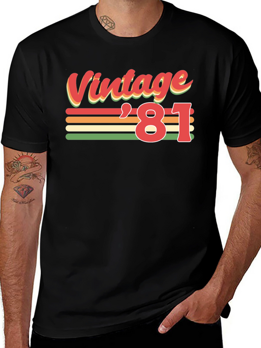 Vintage 81 Graphic T-Shirt - Retro Style Tee
