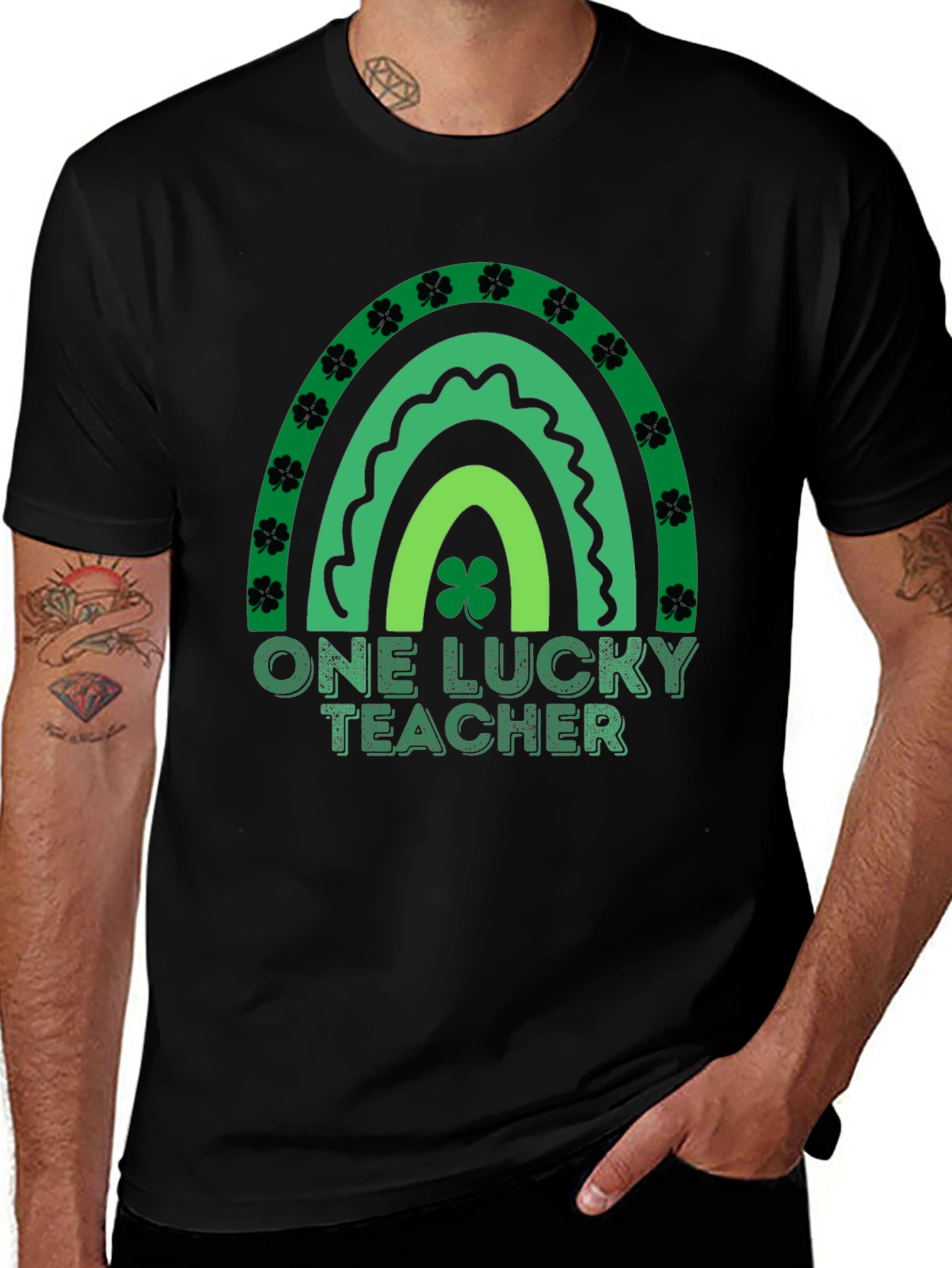 One Lucky Teacher St. Patricks Day T-Shirt