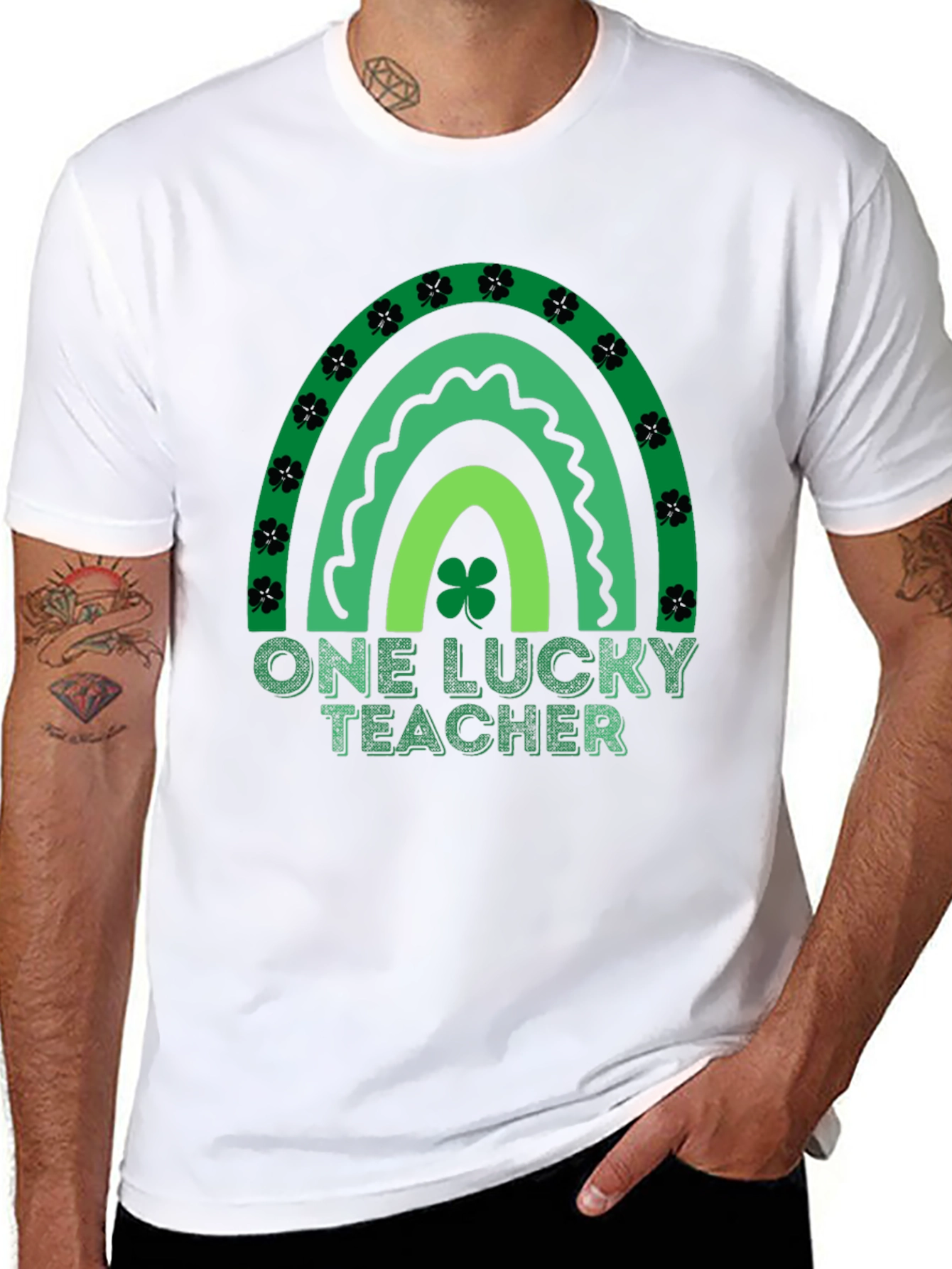 One Lucky Teacher St. Patricks Day T-Shirt
