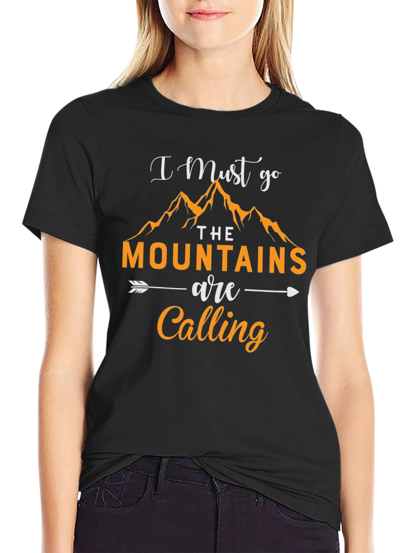 I Must Go Mountains Calling Graphic Tee