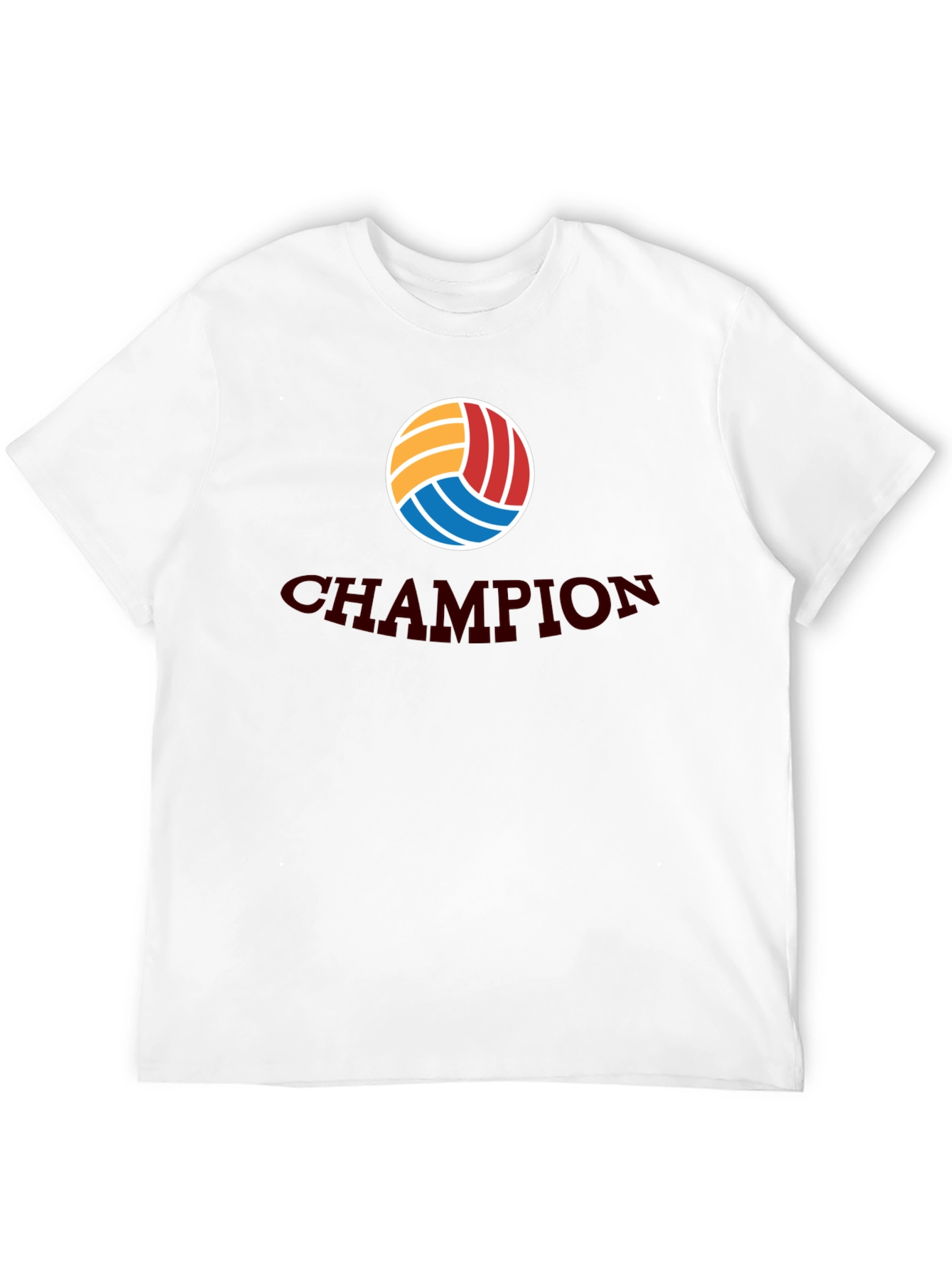 Volleyball Champion Graphic Tee - Black