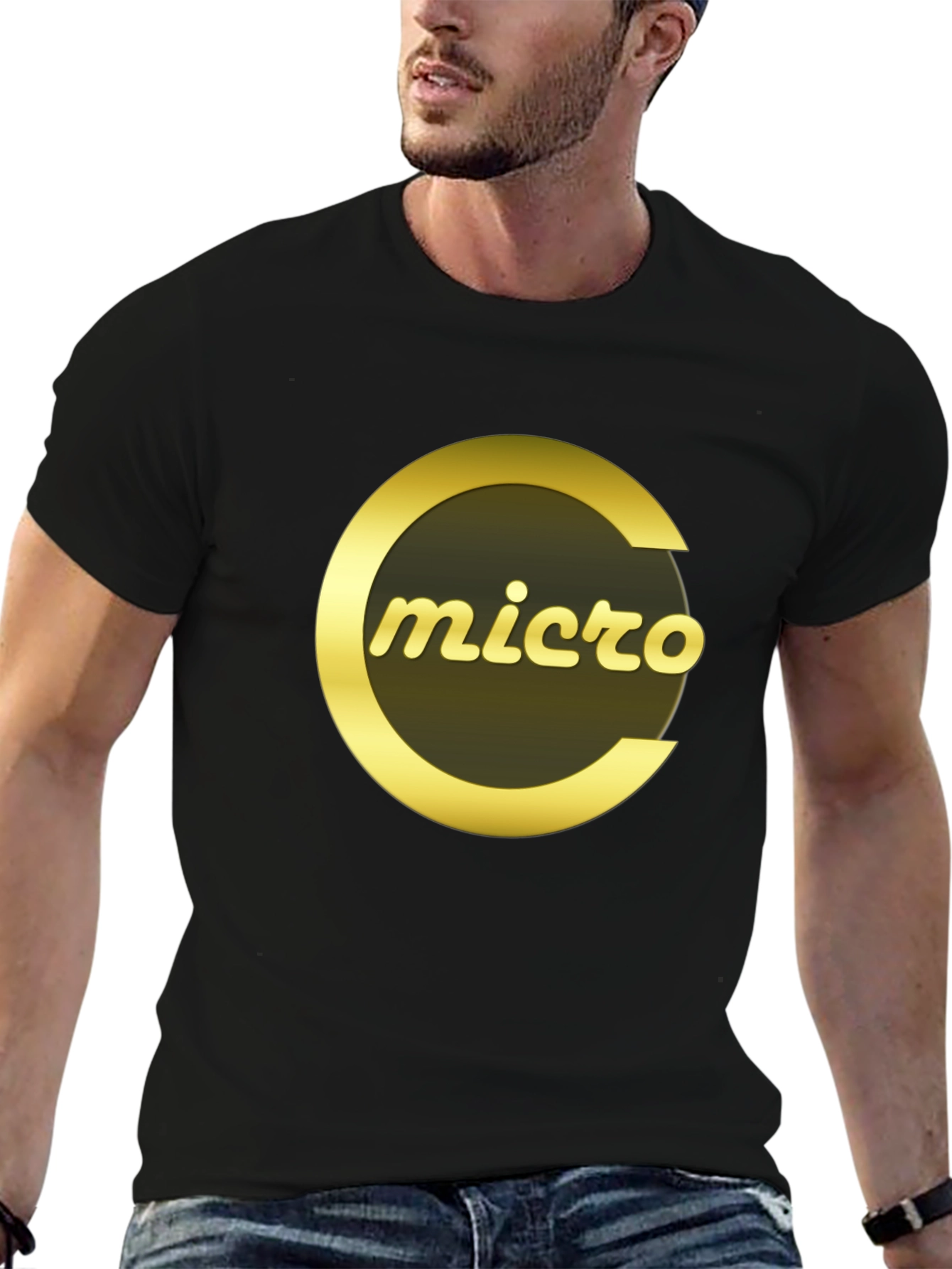 Micro Logo Graphic Tee - Soft Cotton Blend