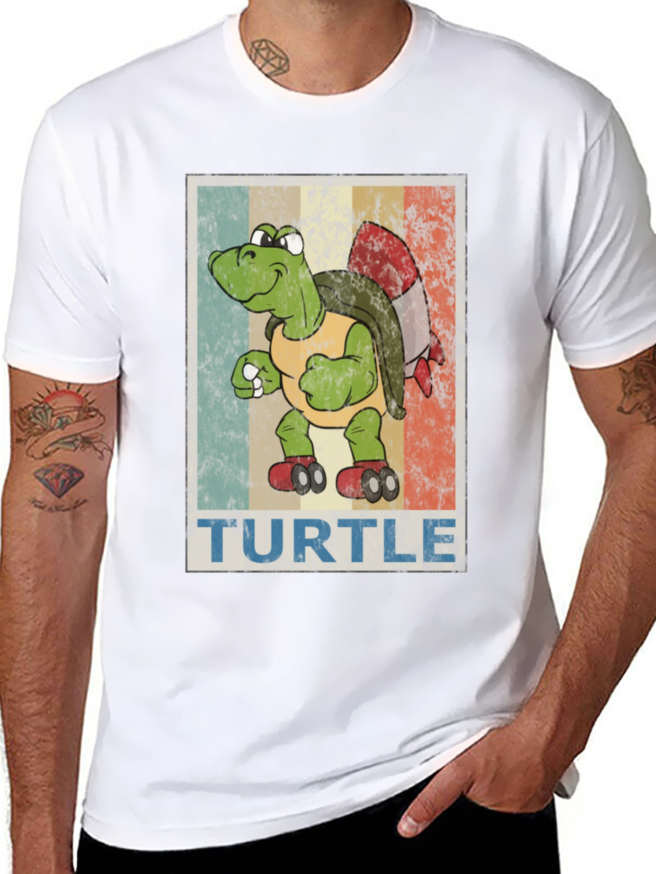 Retro Turtle Rocket T-Shirt