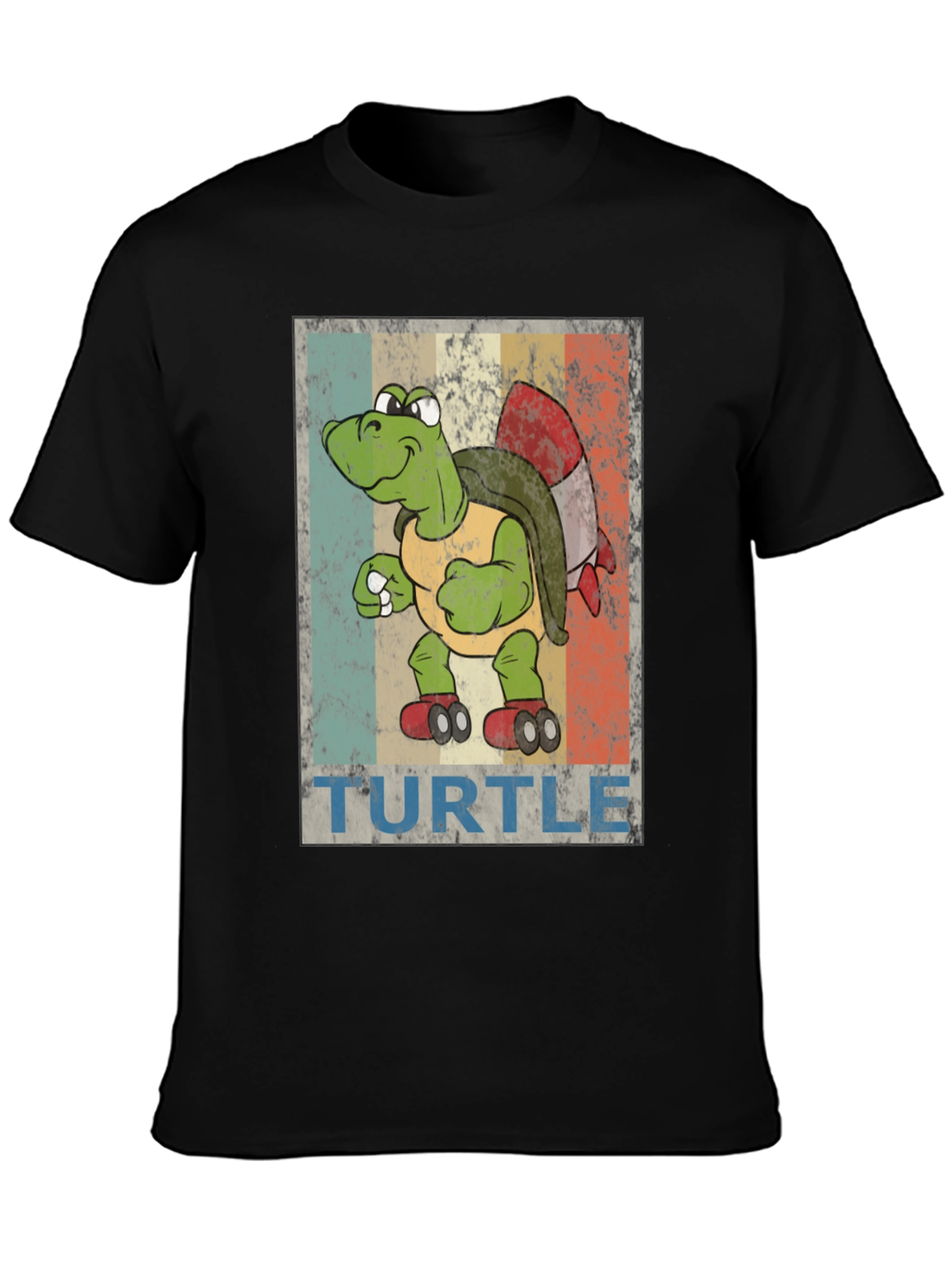 Retro Turtle Rocket T-Shirt