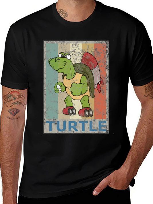 Retro Turtle Rocket T-Shirt