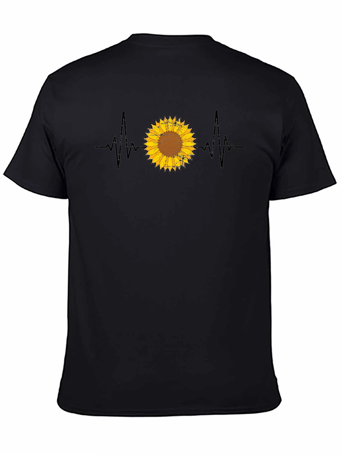 Sunflower Heartbeat Graphic Tee