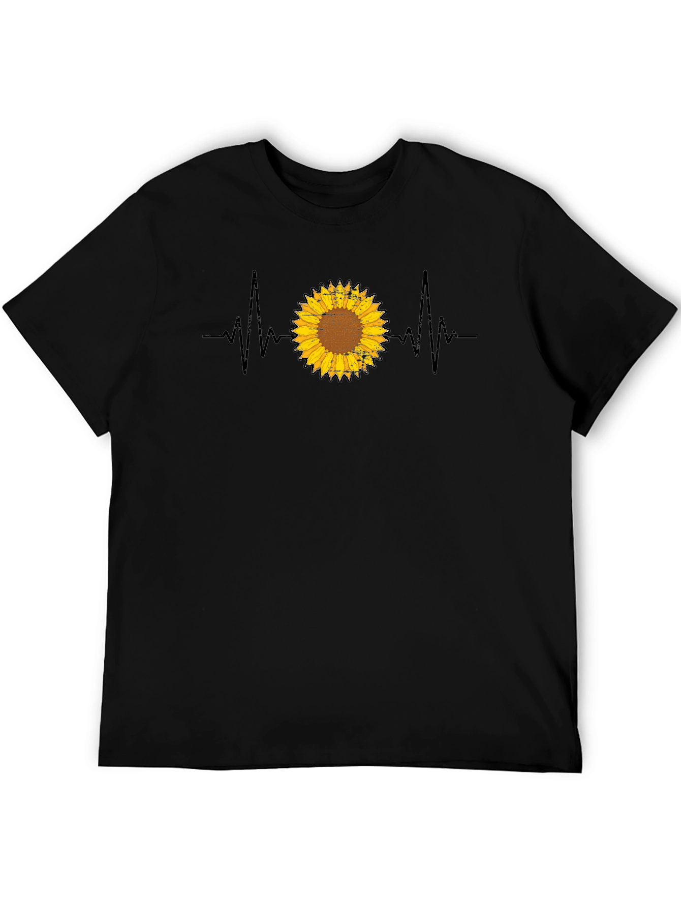 Sunflower Heartbeat Graphic Tee