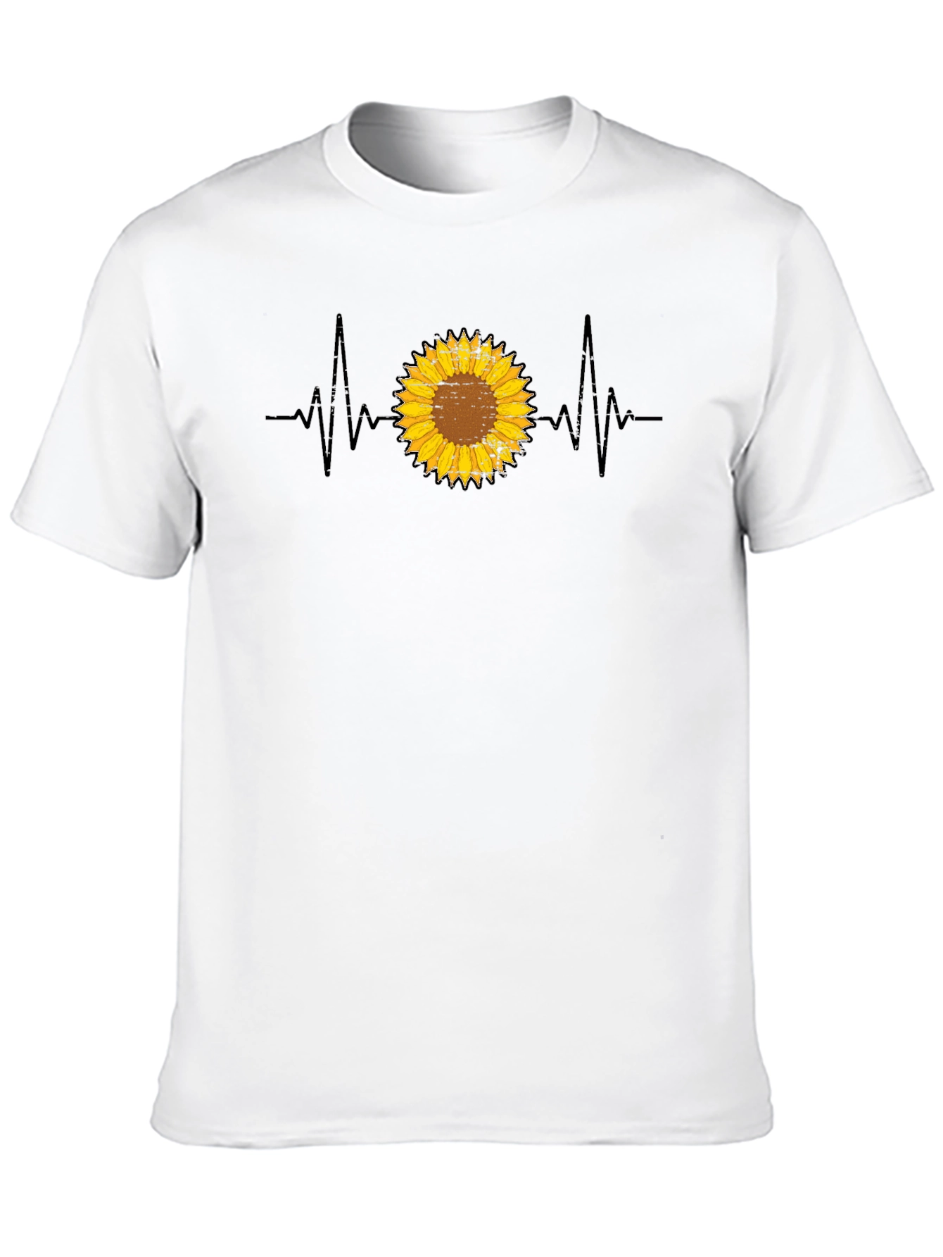Sunflower Heartbeat Graphic Tee