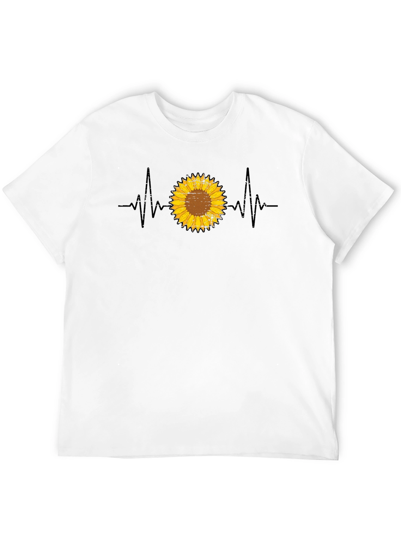 Sunflower Heartbeat Graphic Tee