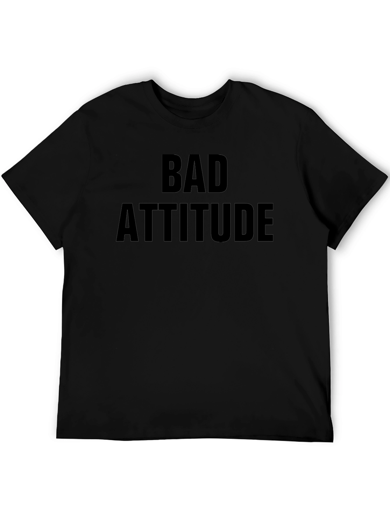 Bad Attitude Black Graphic Tee