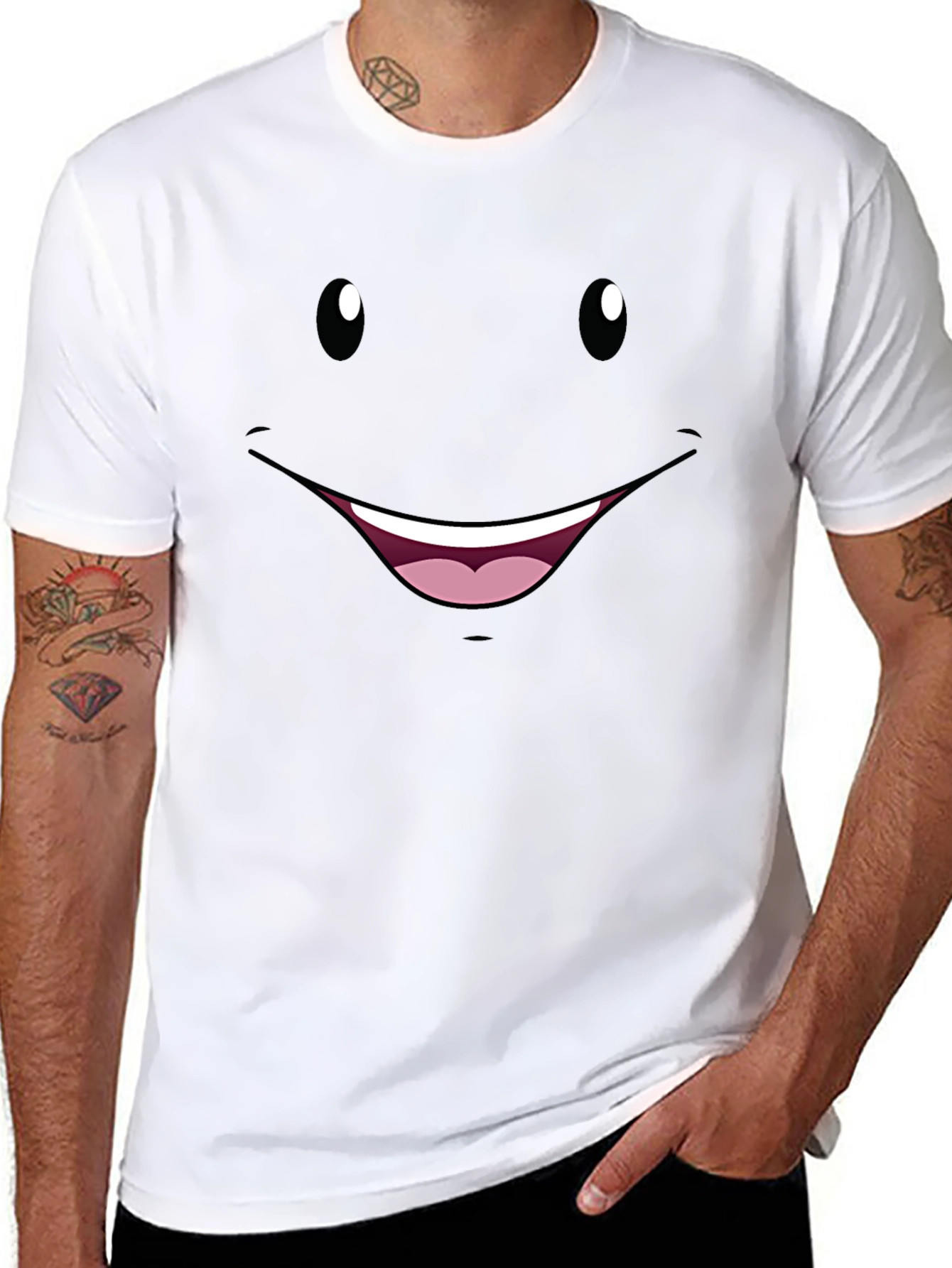 Nick Jr. Face Graphic Black T-Shirt