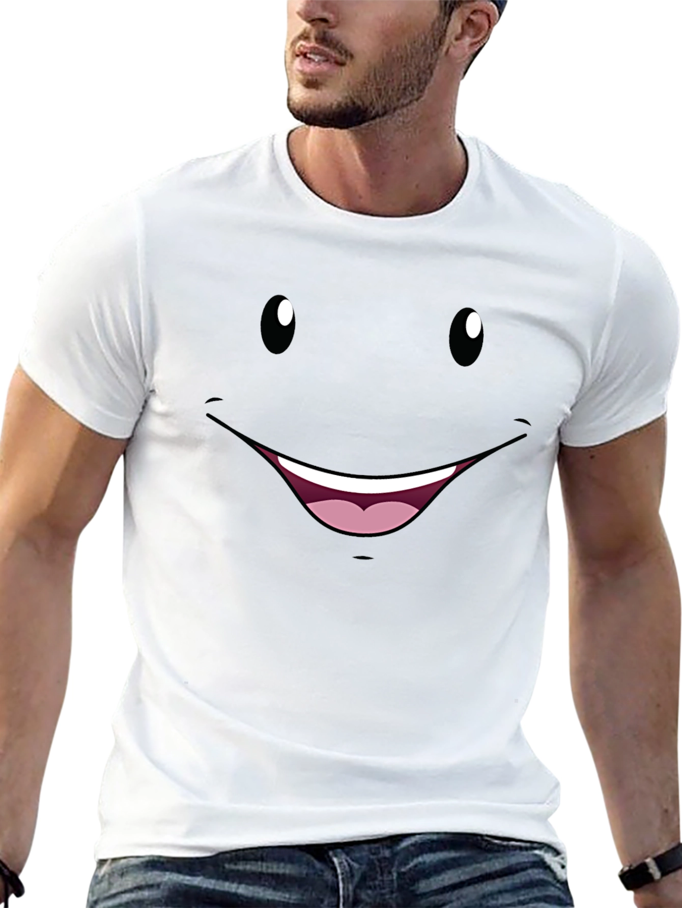 Nick Jr. Face Graphic Black T-Shirt