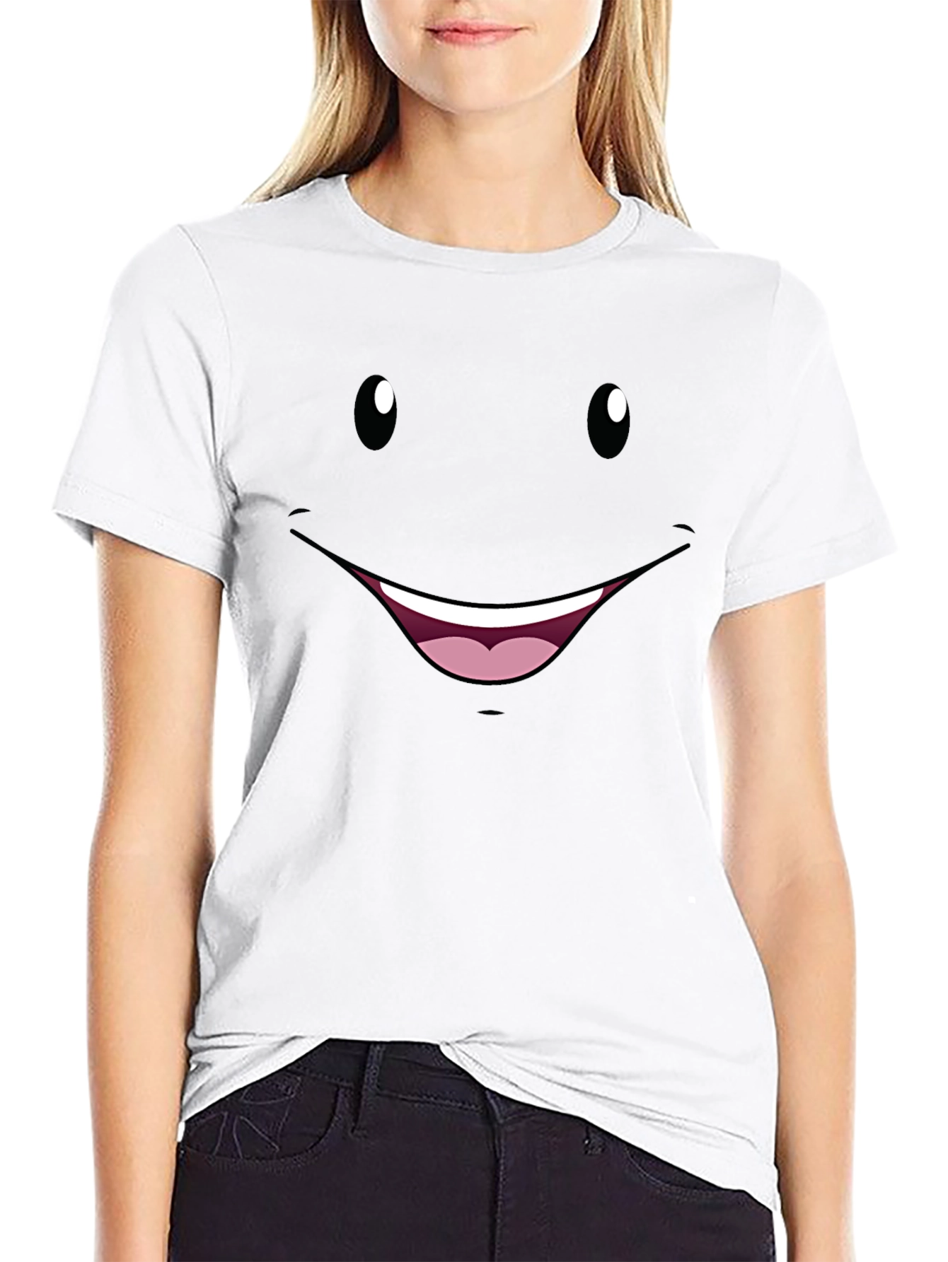 Nick Jr. Face Graphic Black T-Shirt