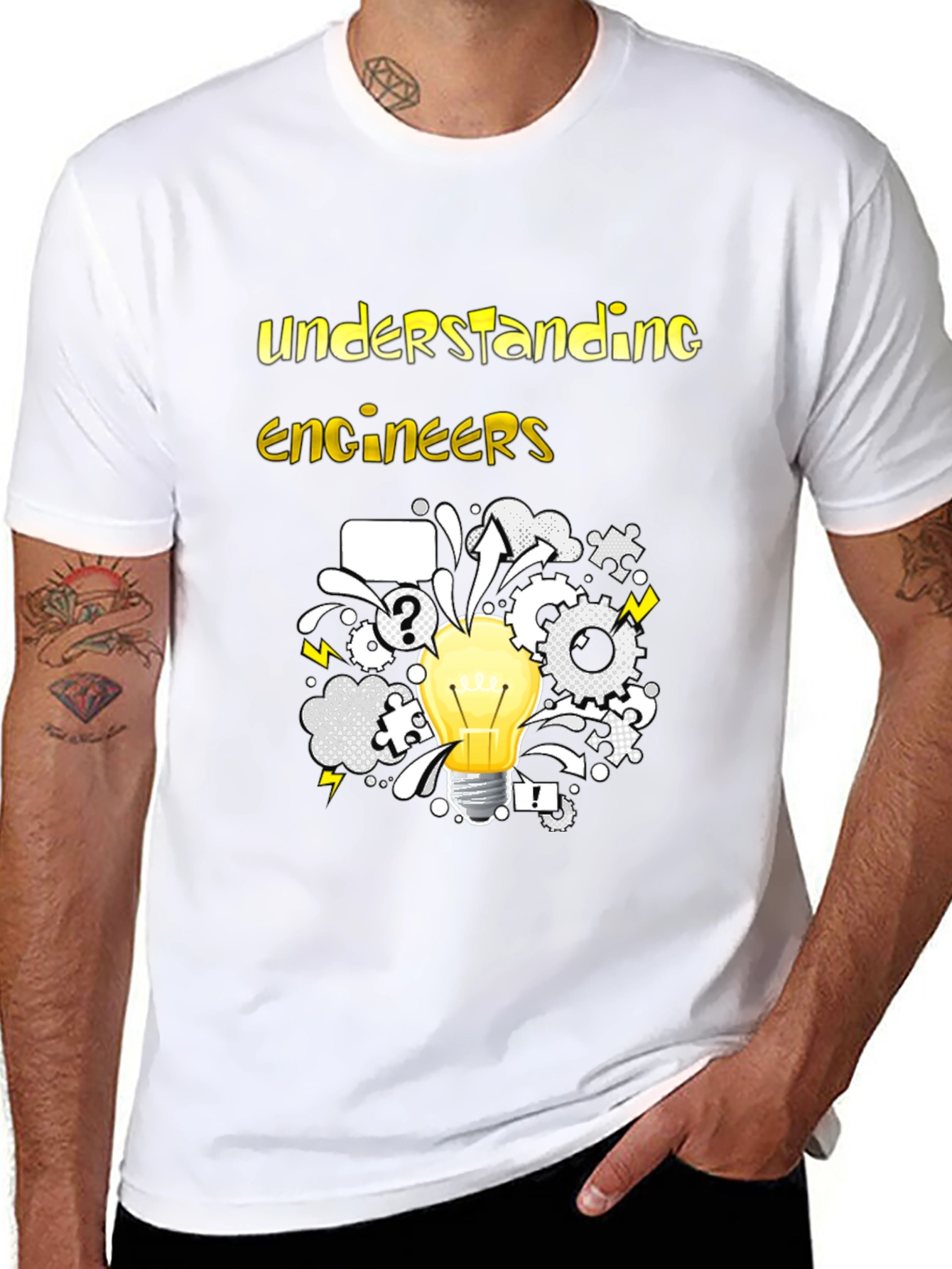 Understanding Engineers T-Shirt - Black
