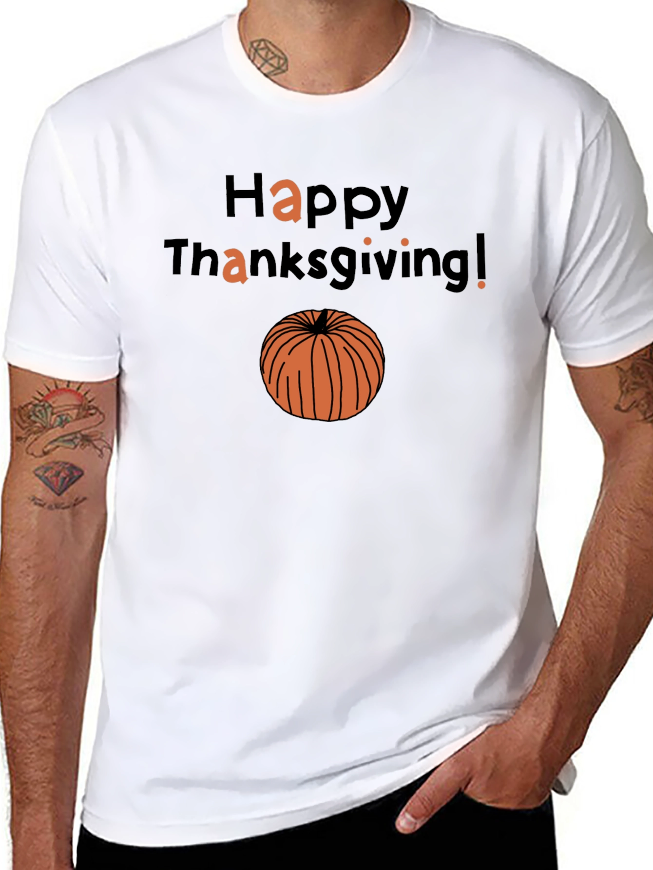 Happy Thanksgiving Pumpkin T-Shirt
