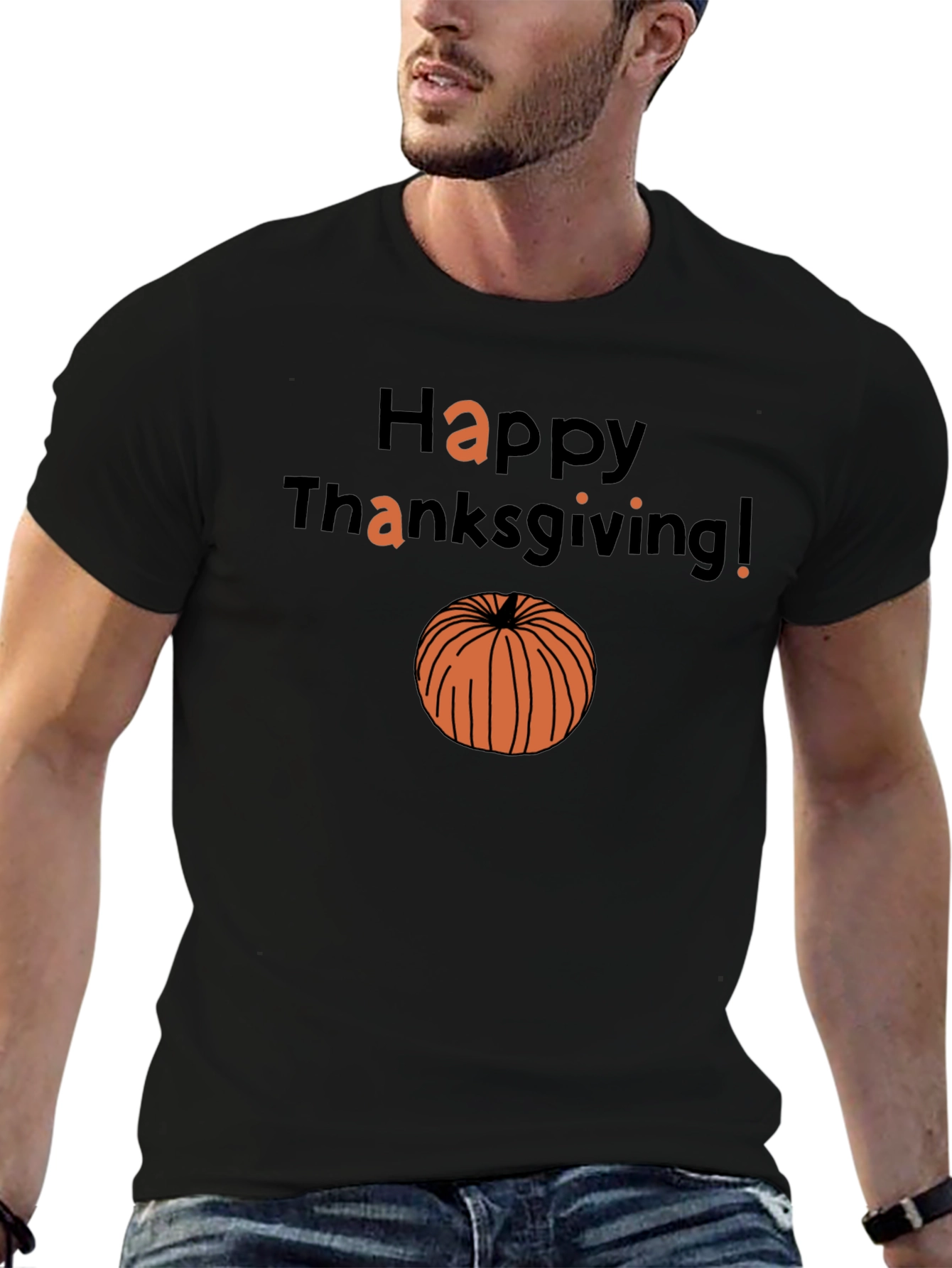 Happy Thanksgiving Pumpkin T-Shirt