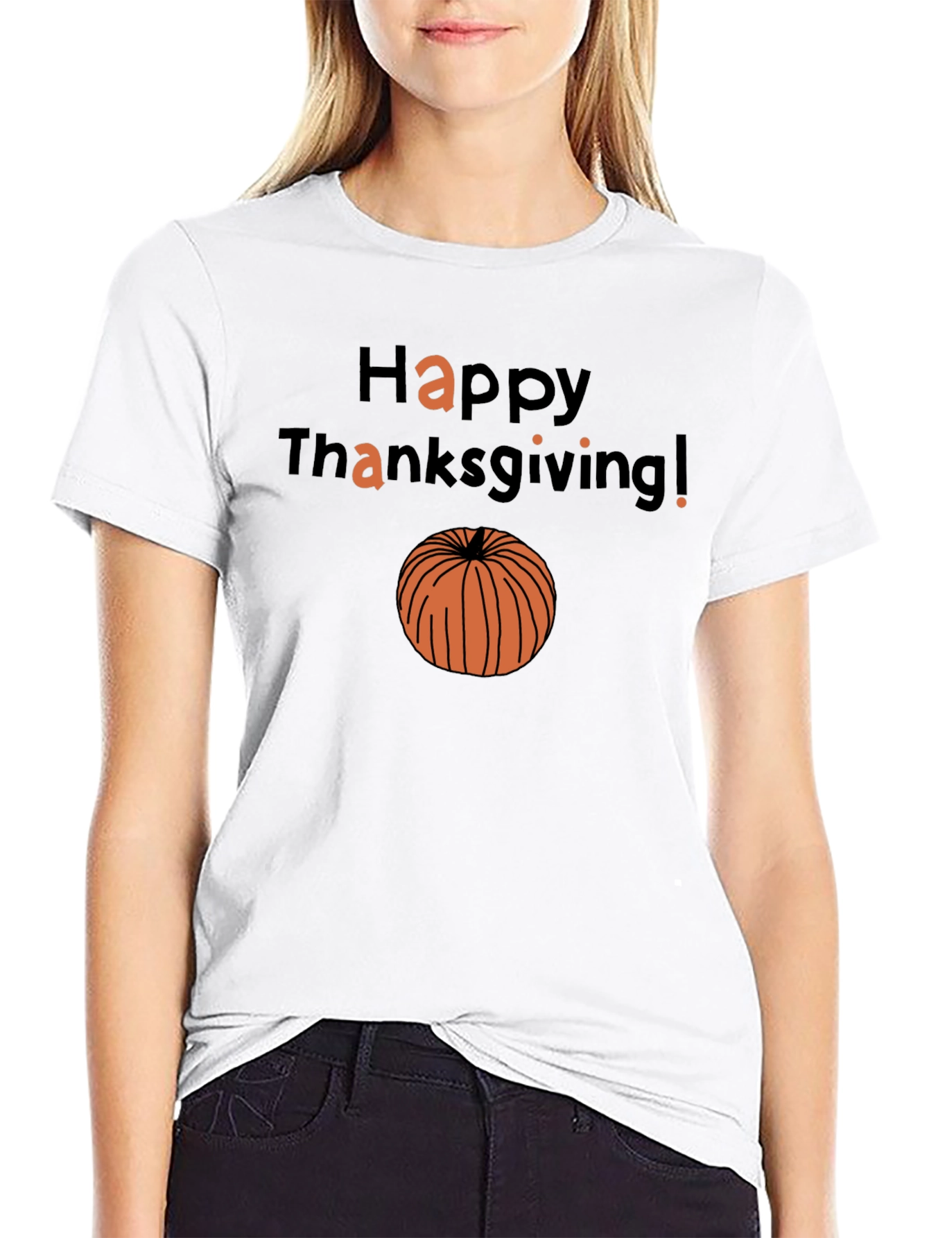 Happy Thanksgiving Pumpkin T-Shirt
