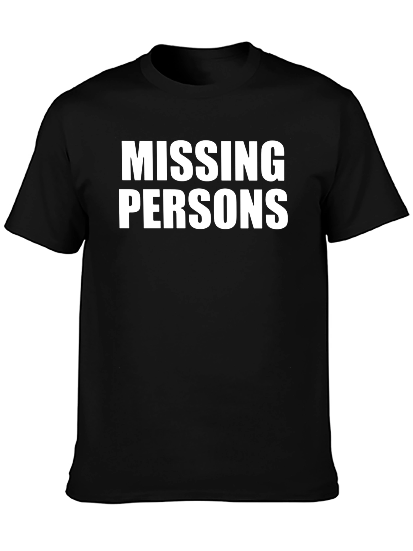 Missing Persons Graphic Tee - Bold Statement T-Shirt