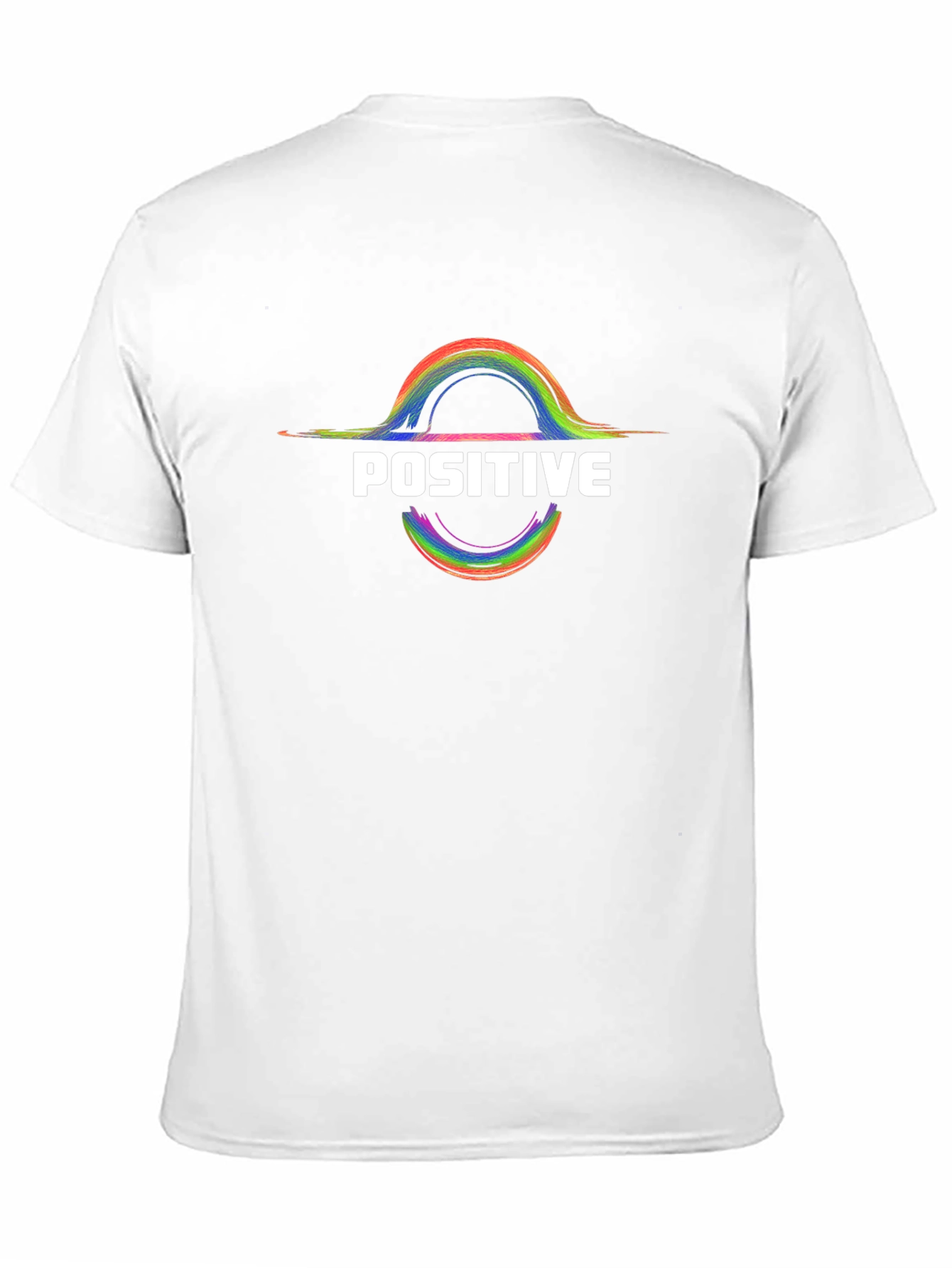 Positive Rainbow Graphic T-Shirt