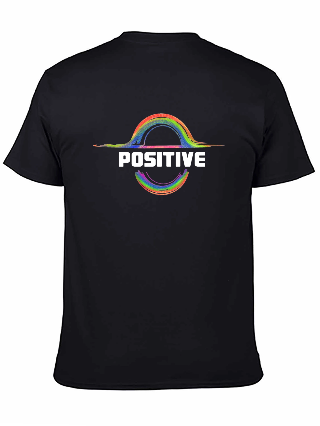 Positive Rainbow Graphic T-Shirt