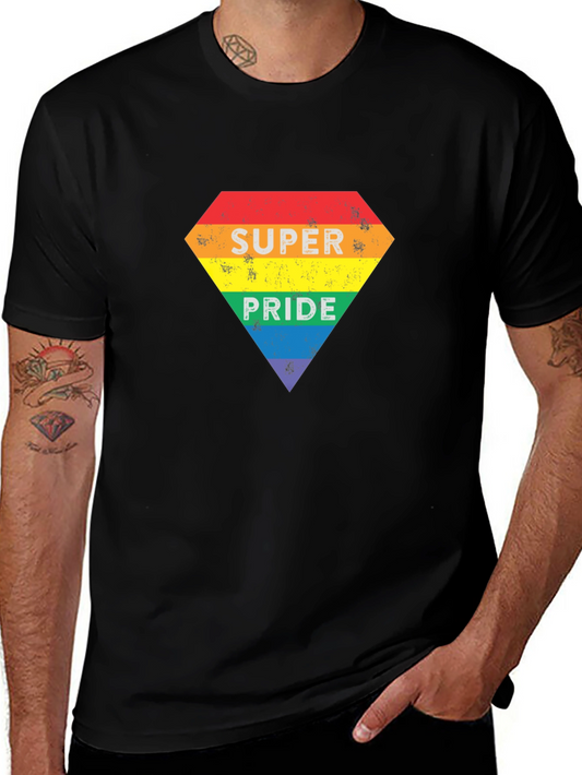 Super Pride Rainbow Graphic Tee