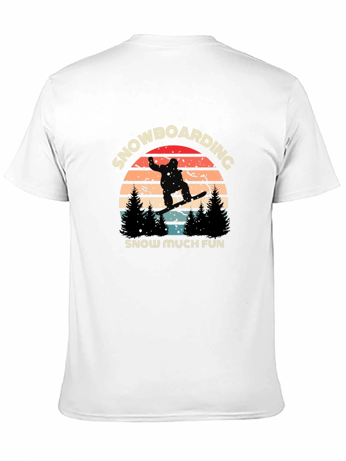 Snowboarding Fun Graphic T-Shirt