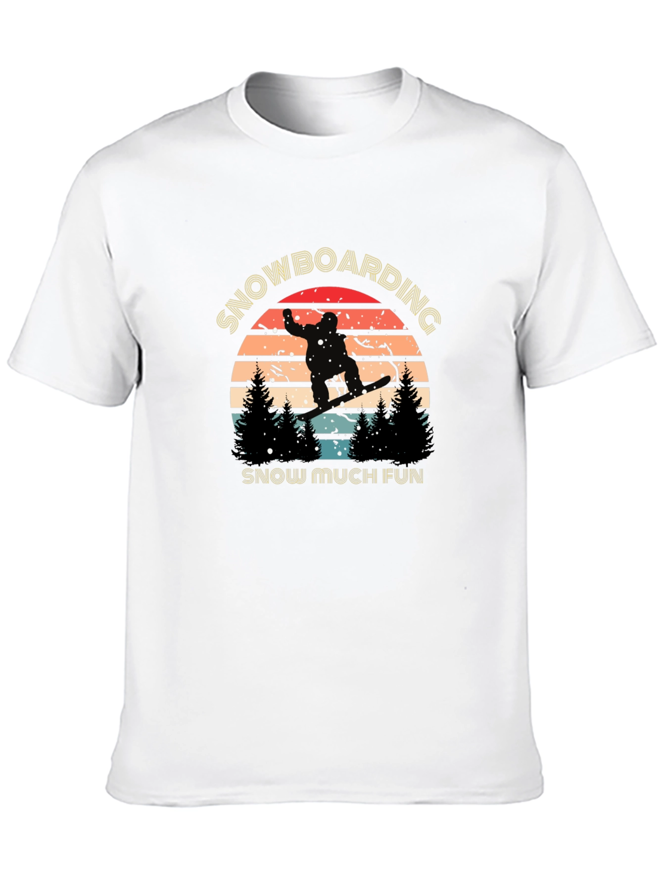 Snowboarding Fun Graphic T-Shirt
