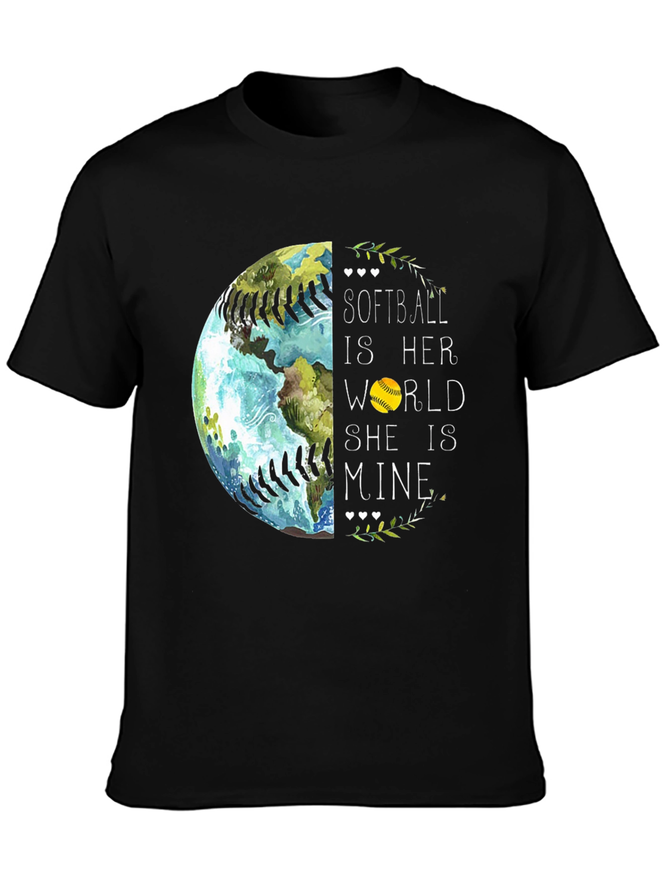 Softball is Her World T-Shirt