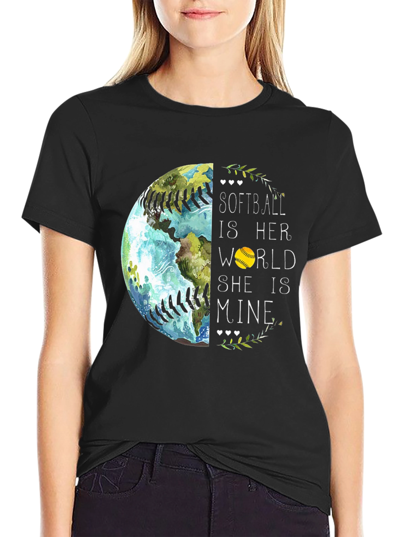 Softball is Her World T-Shirt