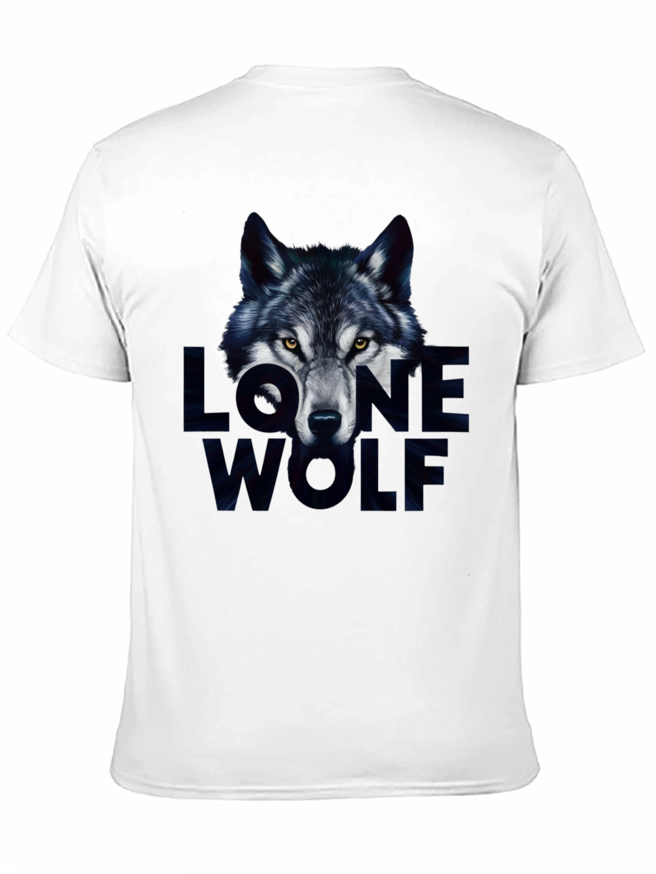Lone Wolf Graphic Tee - Mens Black T-Shirt