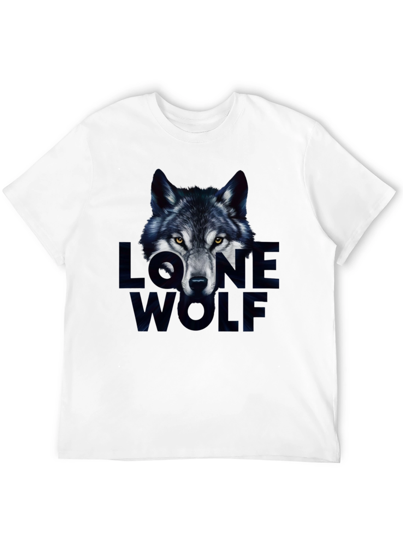 Lone Wolf Graphic Tee - Mens Black T-Shirt