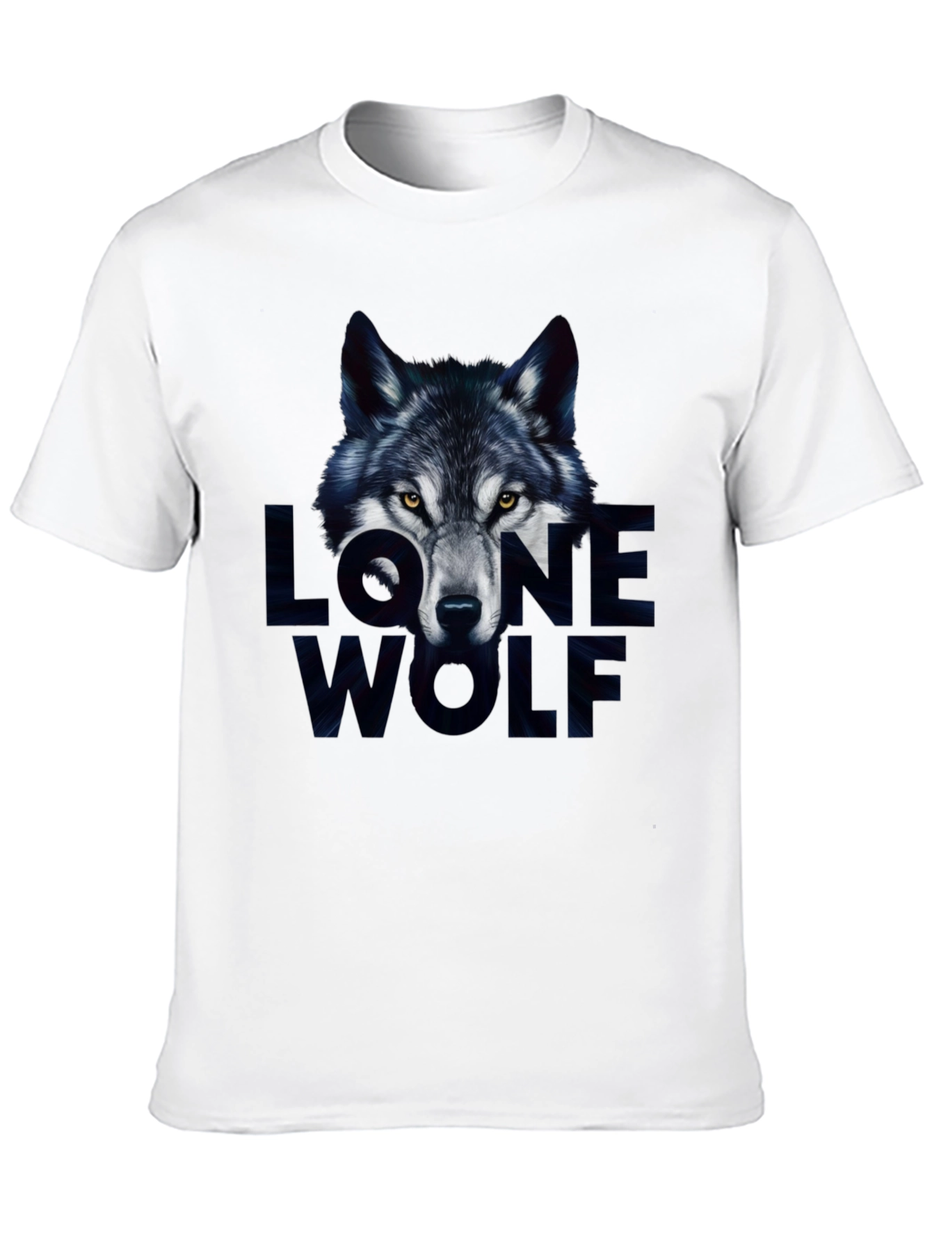 Lone Wolf Graphic Tee - Mens Black T-Shirt