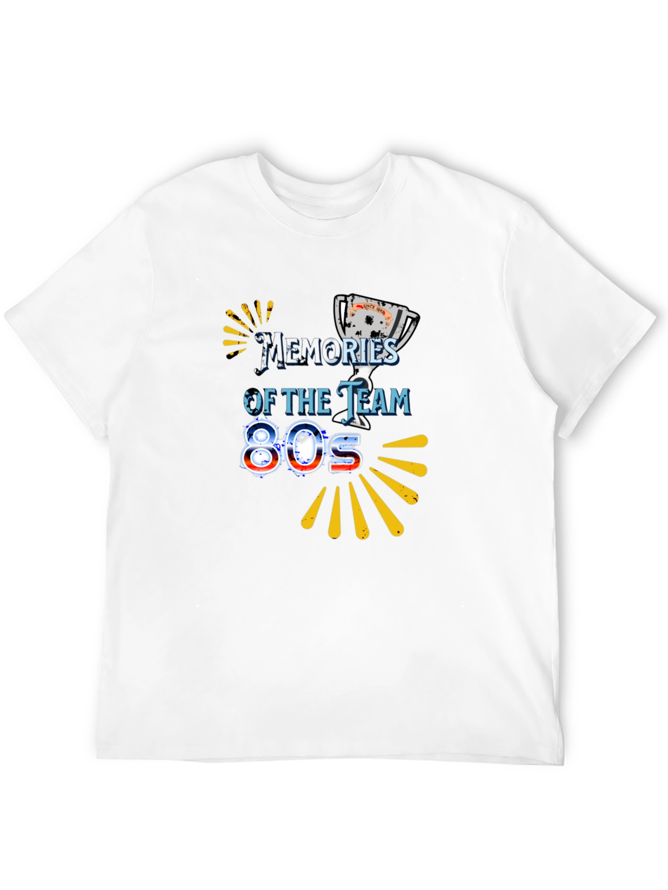 Memories of the Team 80s Black Graphic Tee
