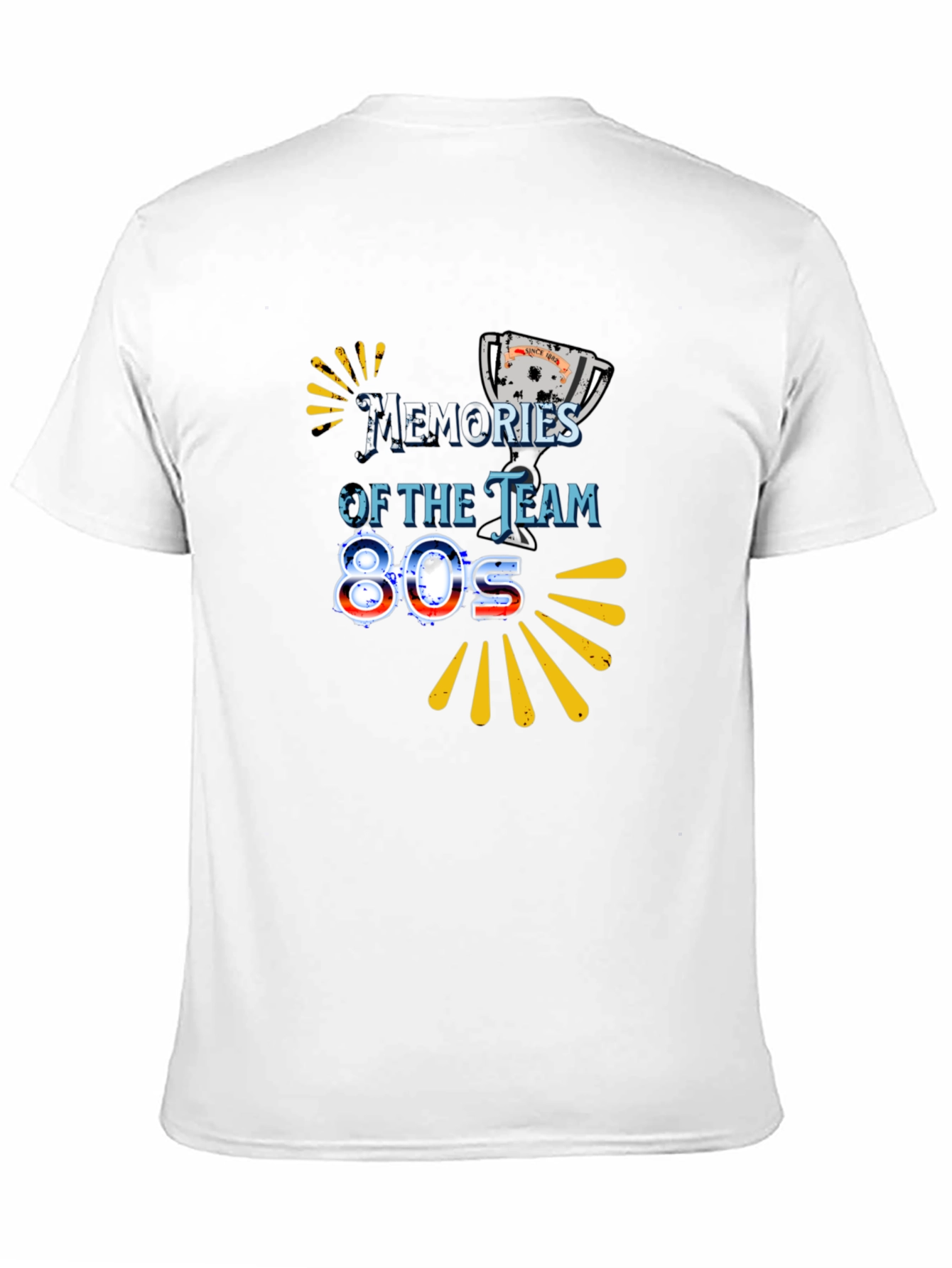 Memories of the Team 80s Black Graphic Tee
