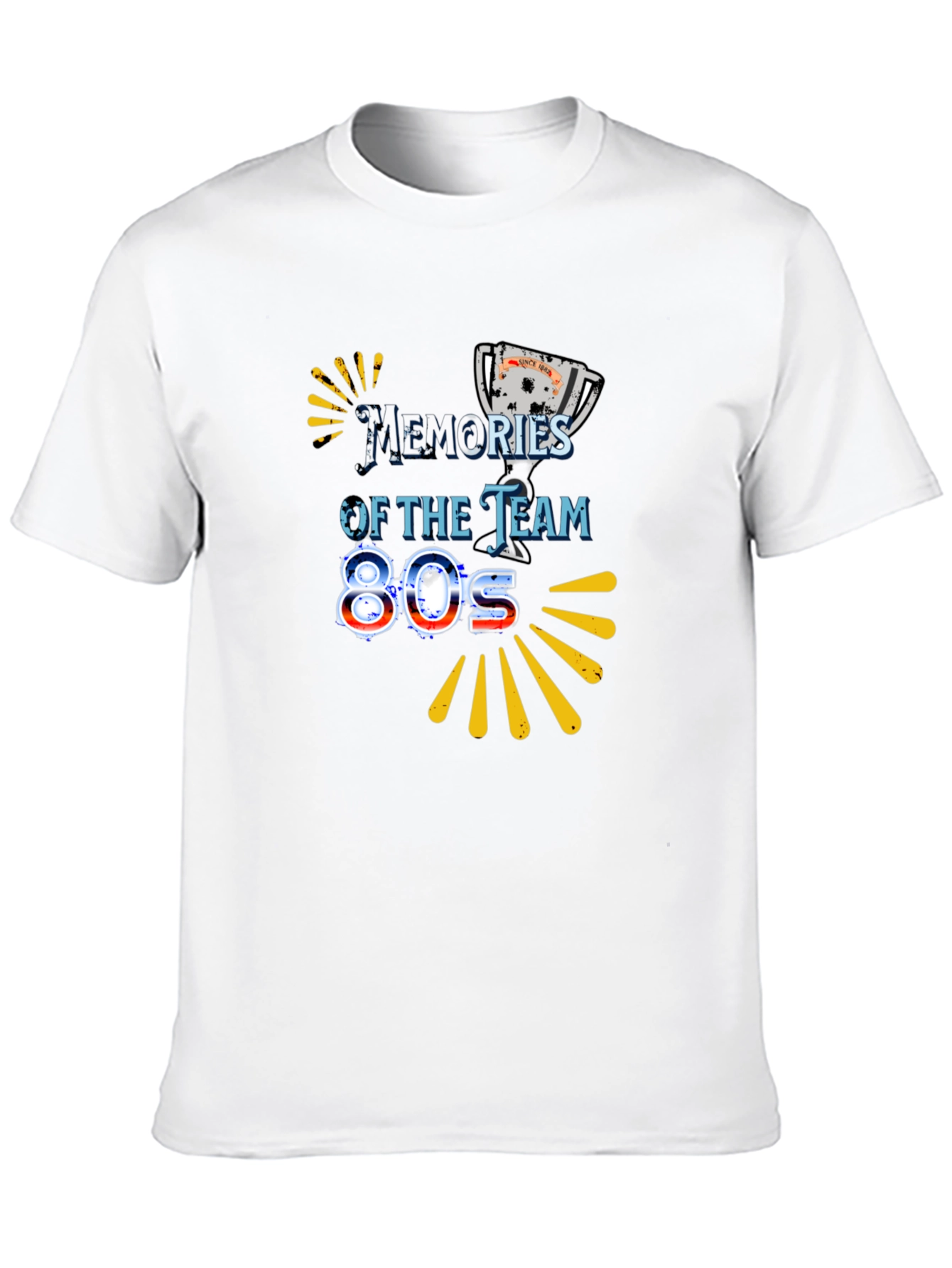 Memories of the Team 80s Black Graphic Tee