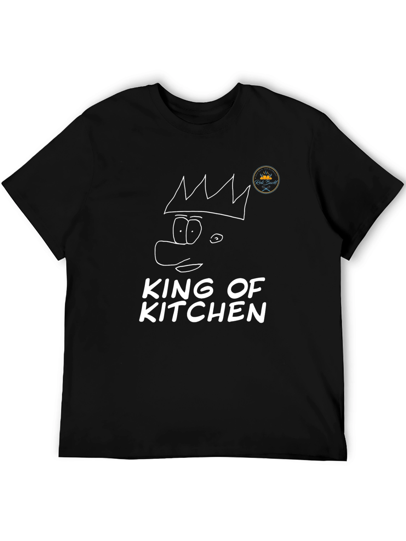 King of Kitchen Black T-Shirt