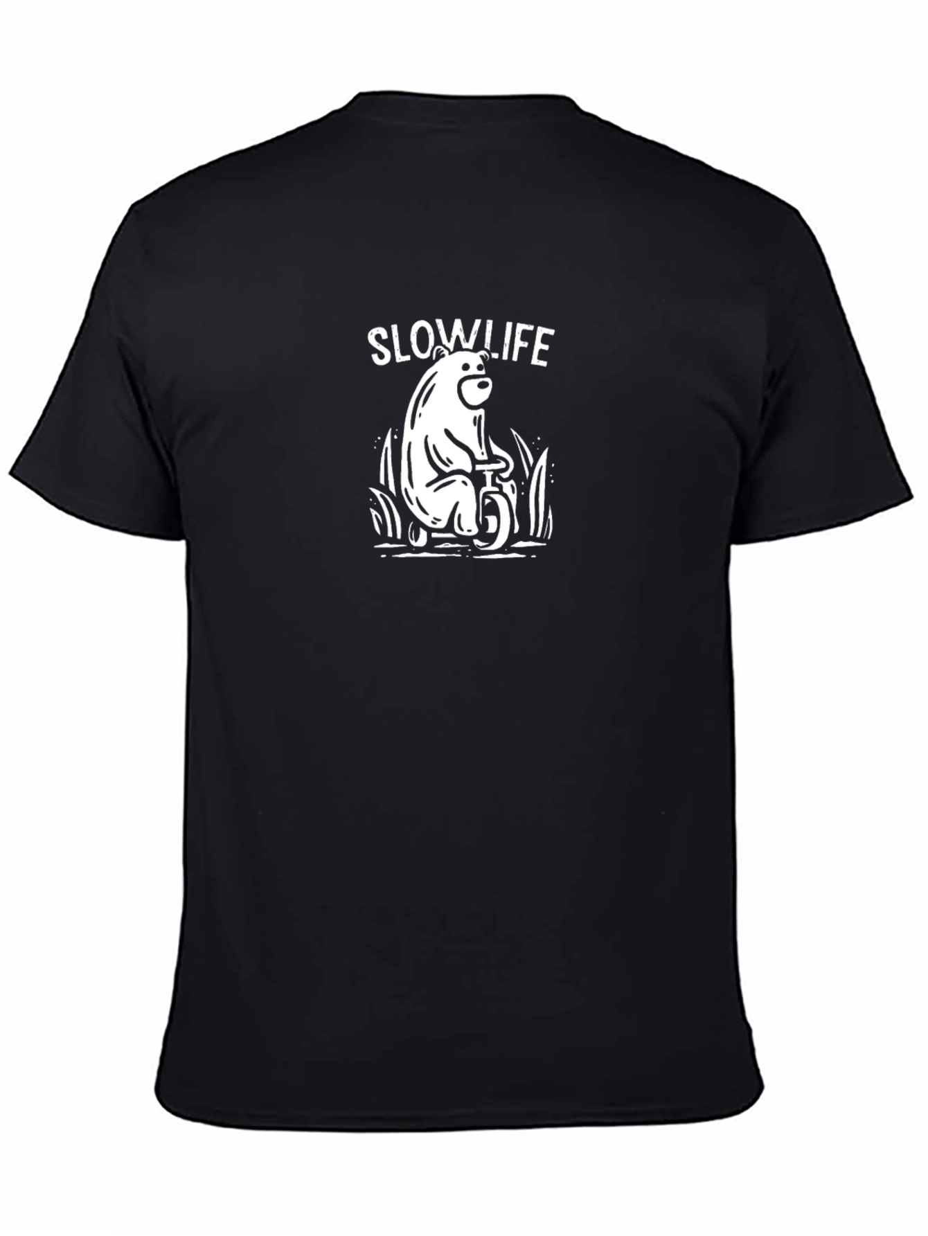 Slow Life Bear Graphic T-Shirt