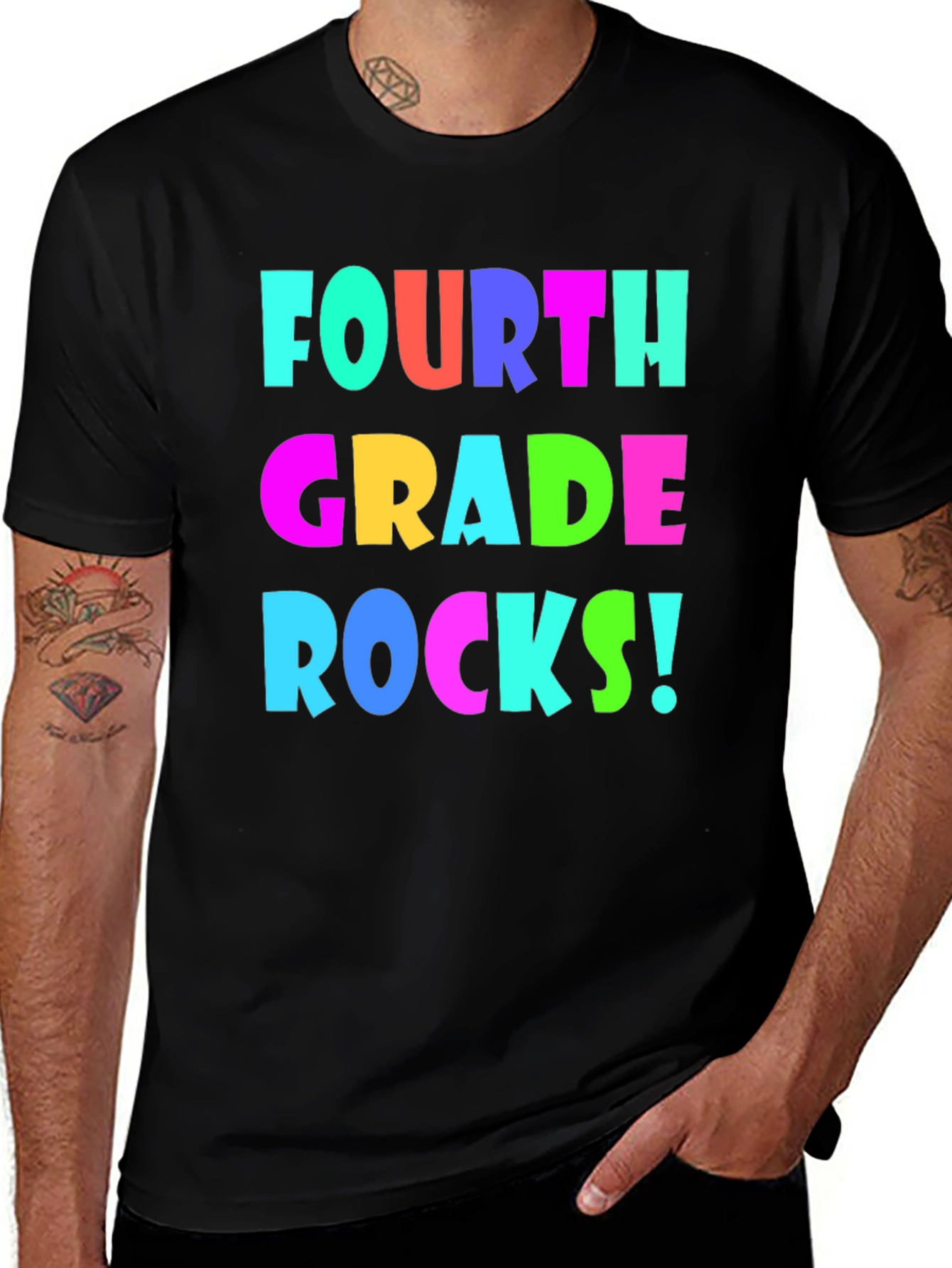 Fourth Grade Rocks! Graphic Tee