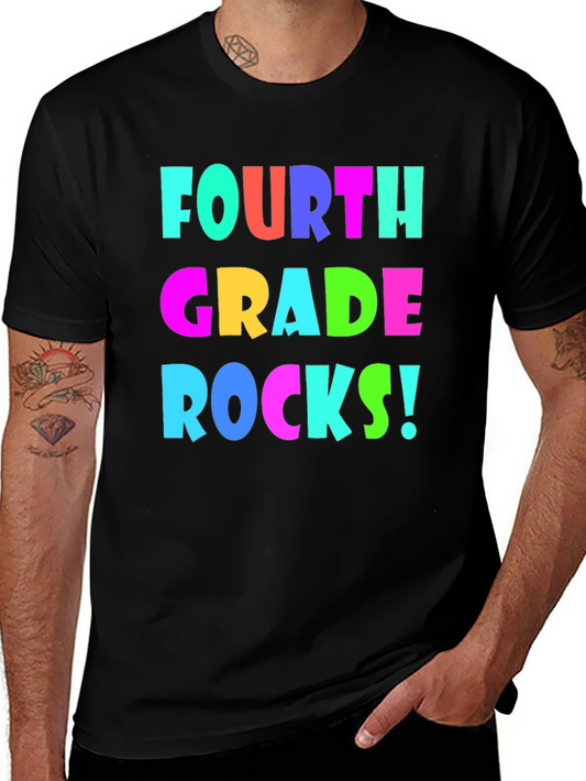 Fourth Grade Rocks! Graphic Tee