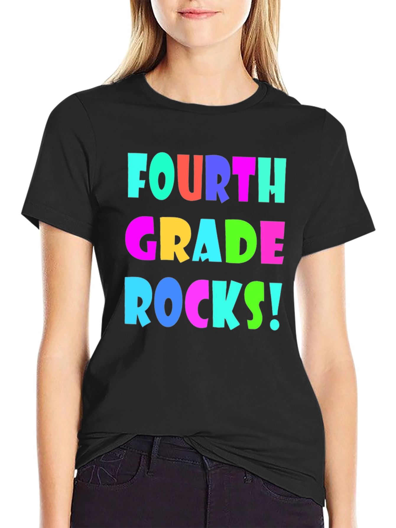 Fourth Grade Rocks! Graphic Tee